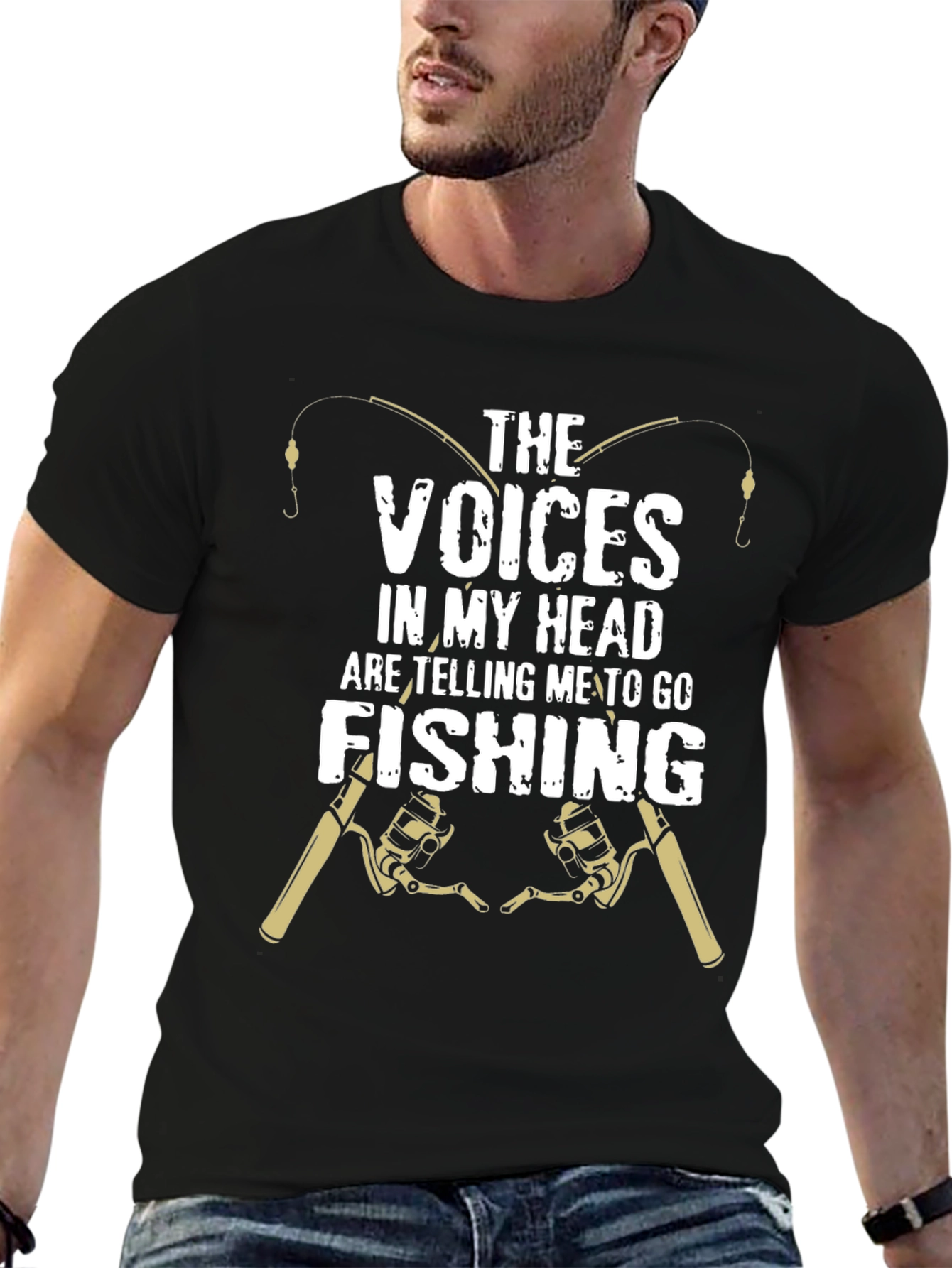 Fishing T-Shirt: Voices in My Head