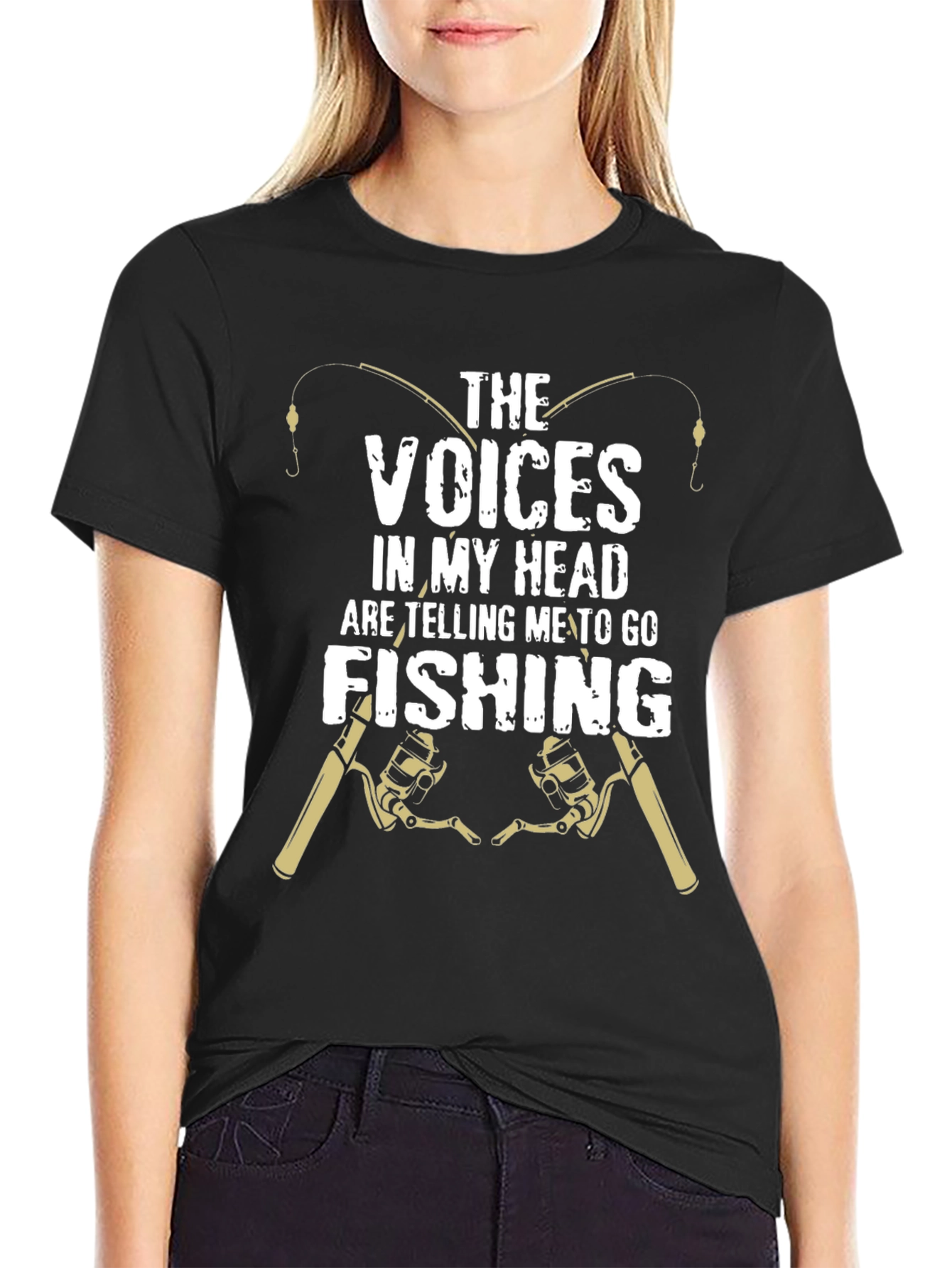 Fishing T-Shirt: Voices in My Head