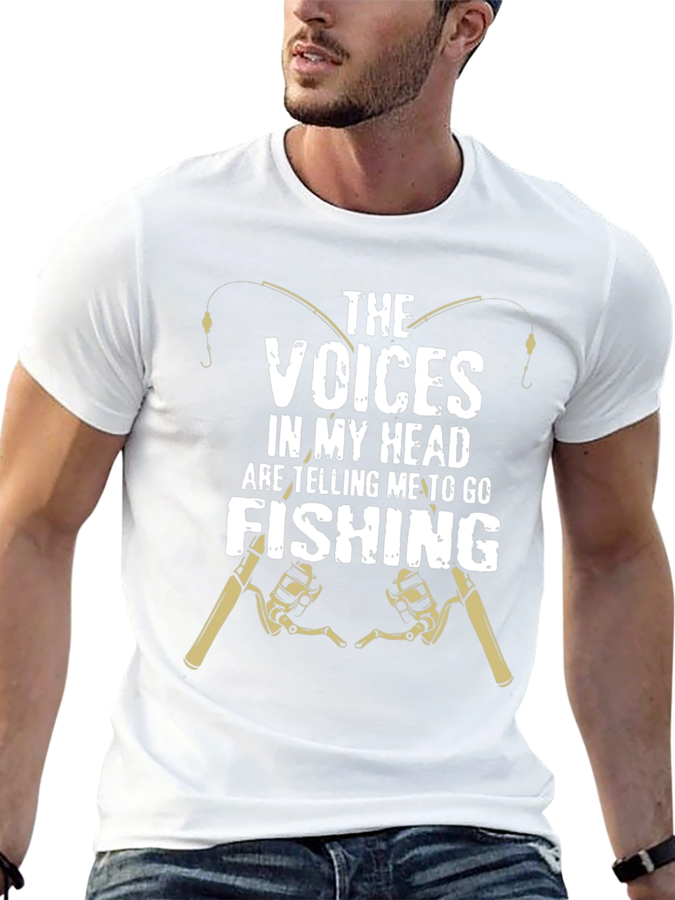 Fishing T-Shirt: Voices in My Head
