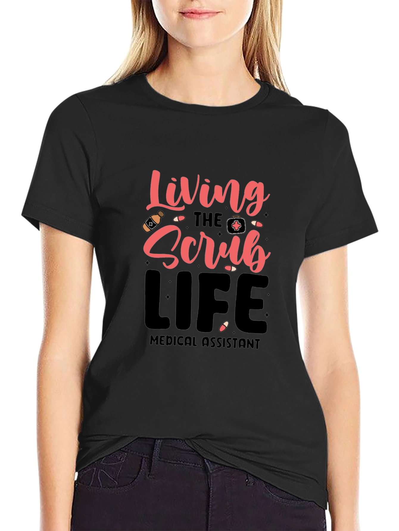 Living the Scrub Life Medical Assistant T-Shirt