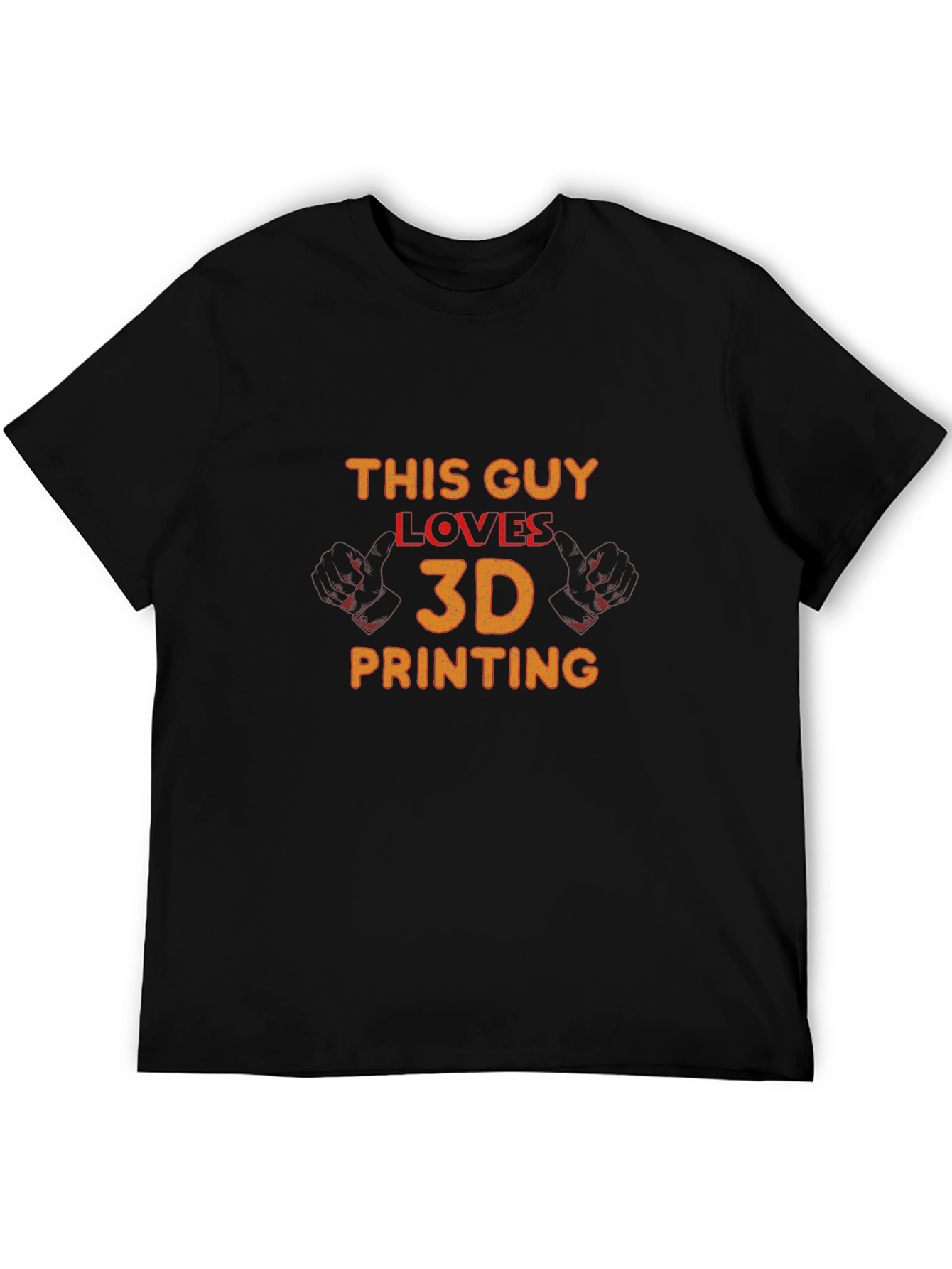3D Printing Lovers Tee - Black