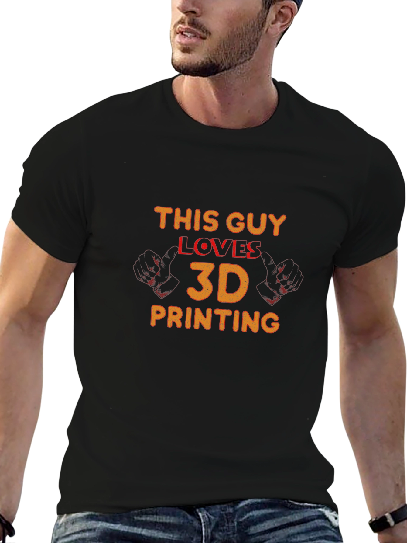 3D Printing Lovers Tee - Black