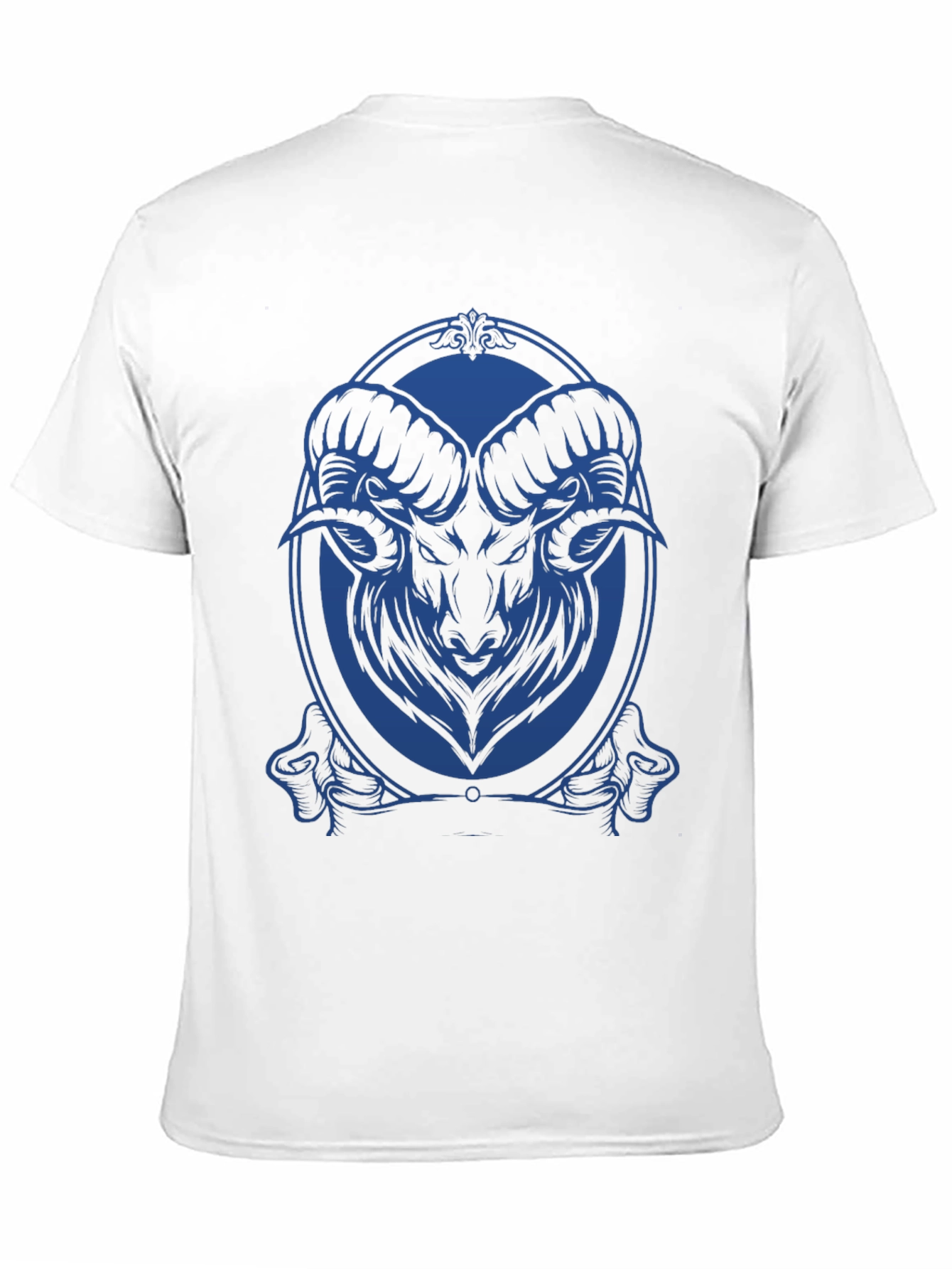 Ram Graphic Tee - Black Cotton Blend