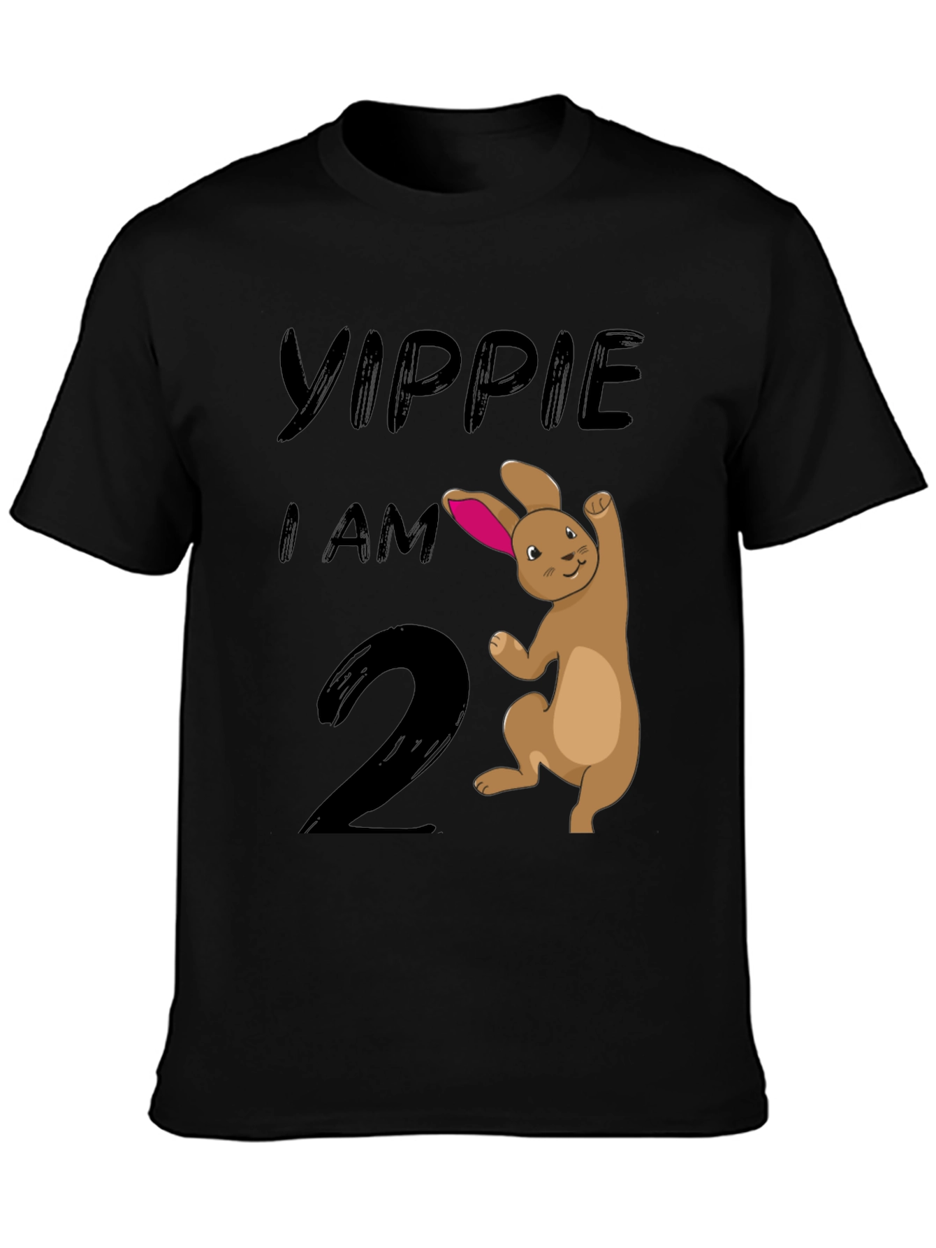 Yippie I Am 2nd Birthday Bunny T-Shirt