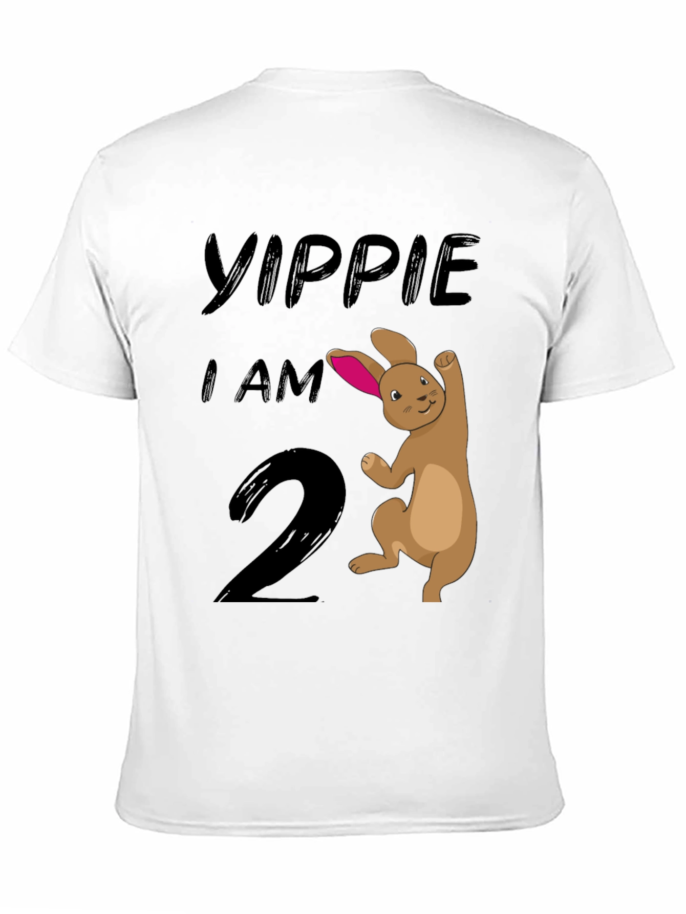 Yippie I Am 2nd Birthday Bunny T-Shirt
