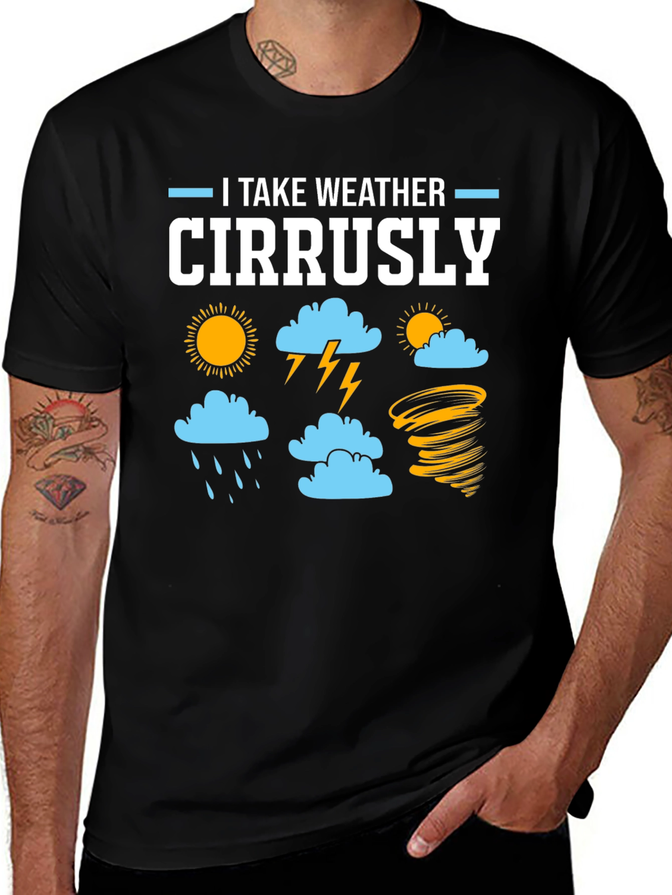 I Take Weather Cirrusly Graphic T-Shirt
