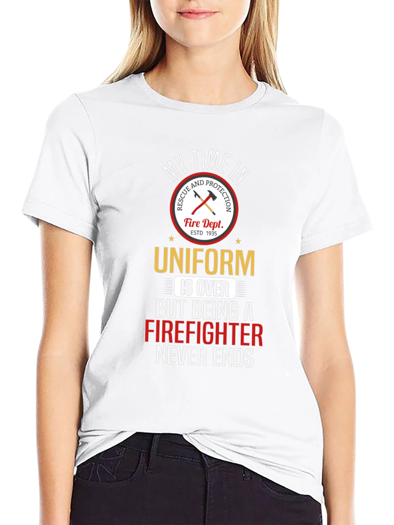 Firefighter T-Shirt: My Time in Uniform