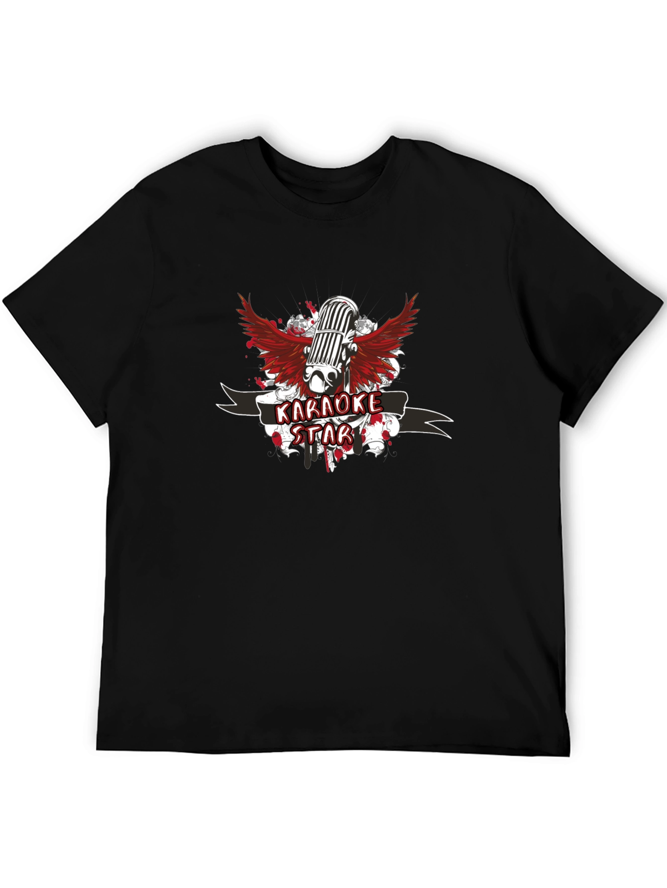 Karaoke Star T-Shirt - Mens Graphic Tee