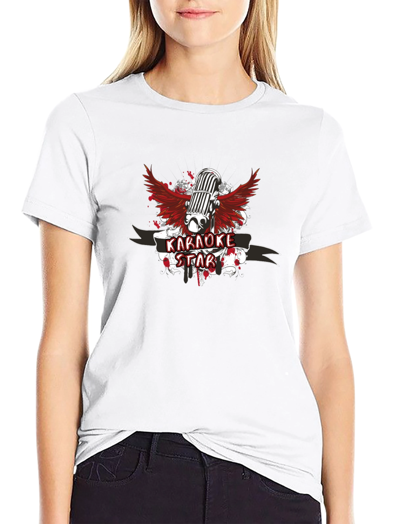 Karaoke Star T-Shirt - Mens Graphic Tee