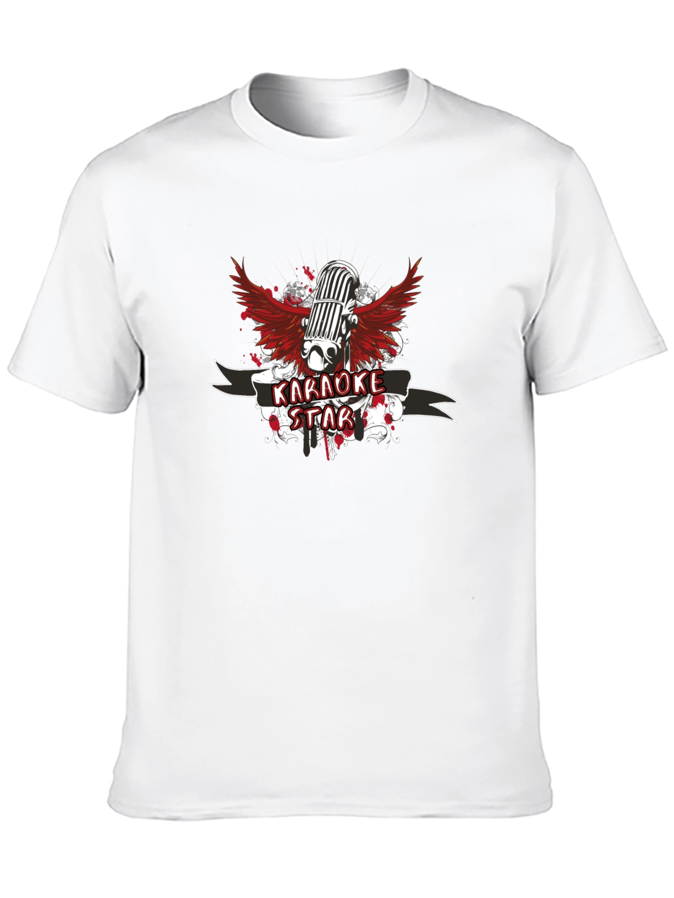 Karaoke Star T-Shirt - Mens Graphic Tee