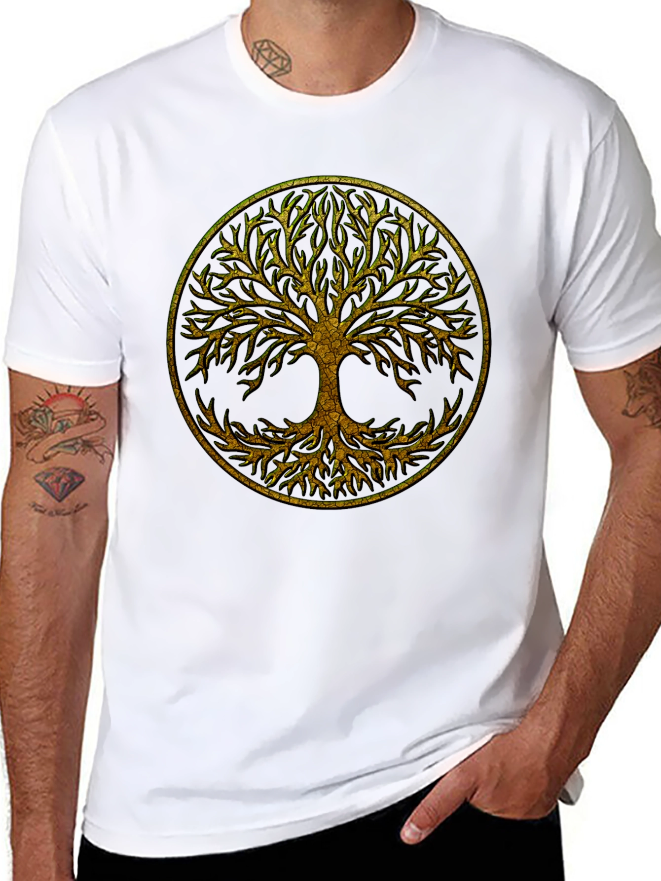 Tree of Life Graphic Black T-Shirt