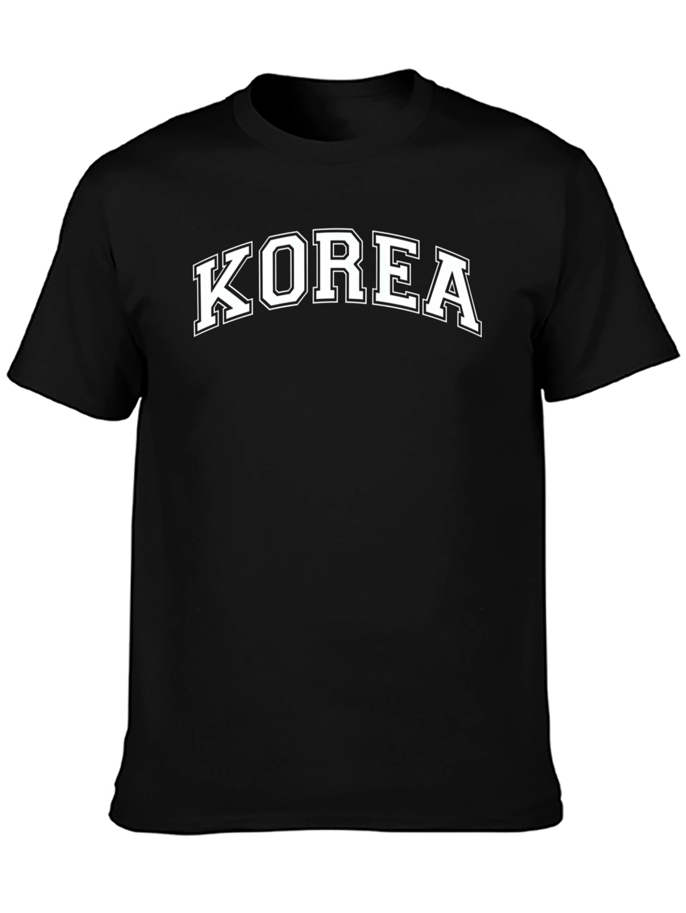 Korea Graphic Tee - Classic Black T-Shirt