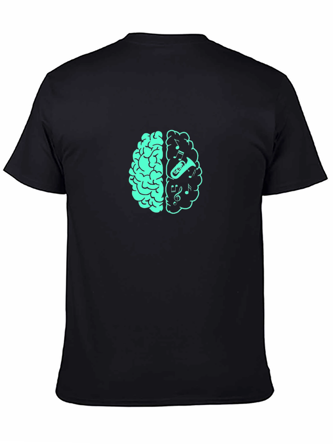 Brain Music T-Shirt - Left & Right Brain Fun!