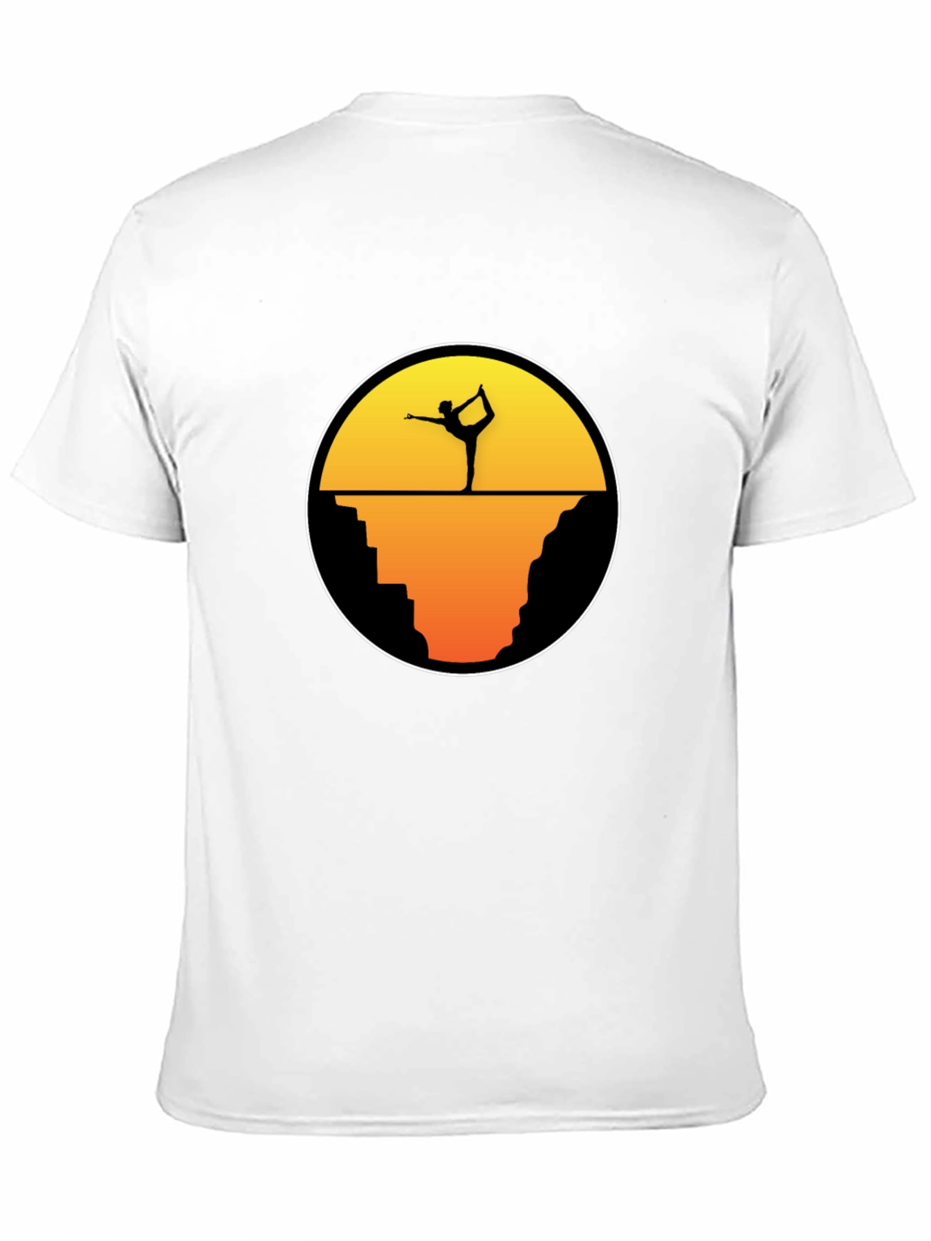 Yoga Silhouette T-Shirt - Nature Meditation Tee