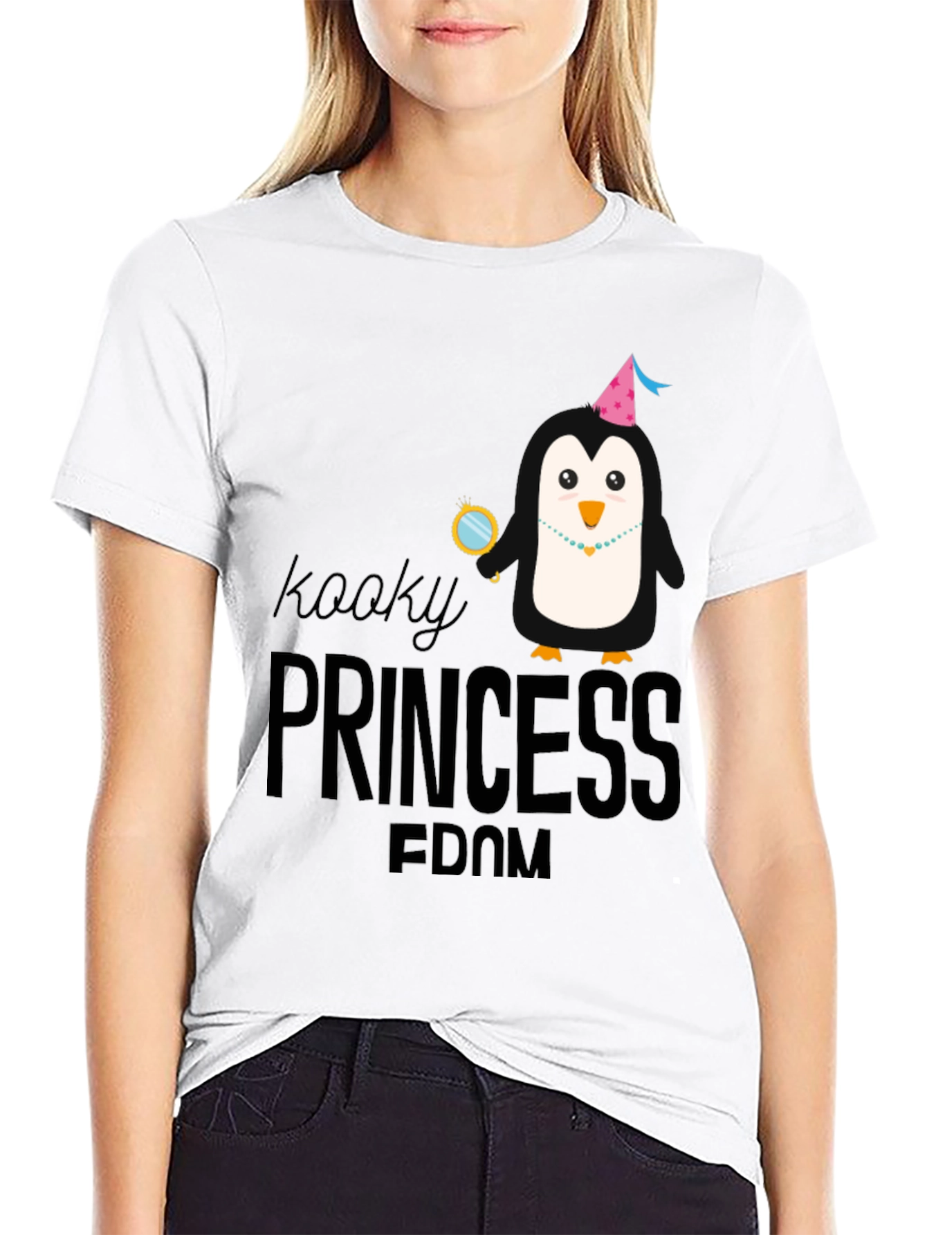 Kooky Princess Penguin T-Shirt