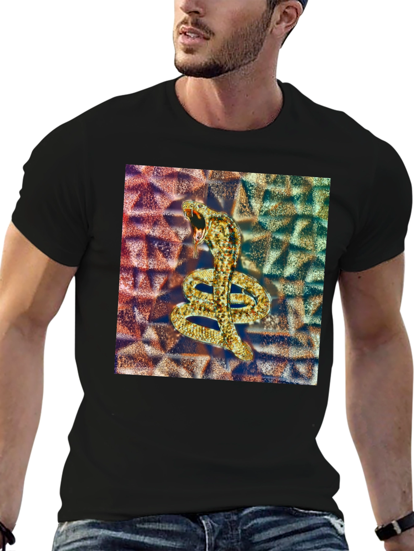 Cobra Graphic Tee - Mens Black T-Shirt