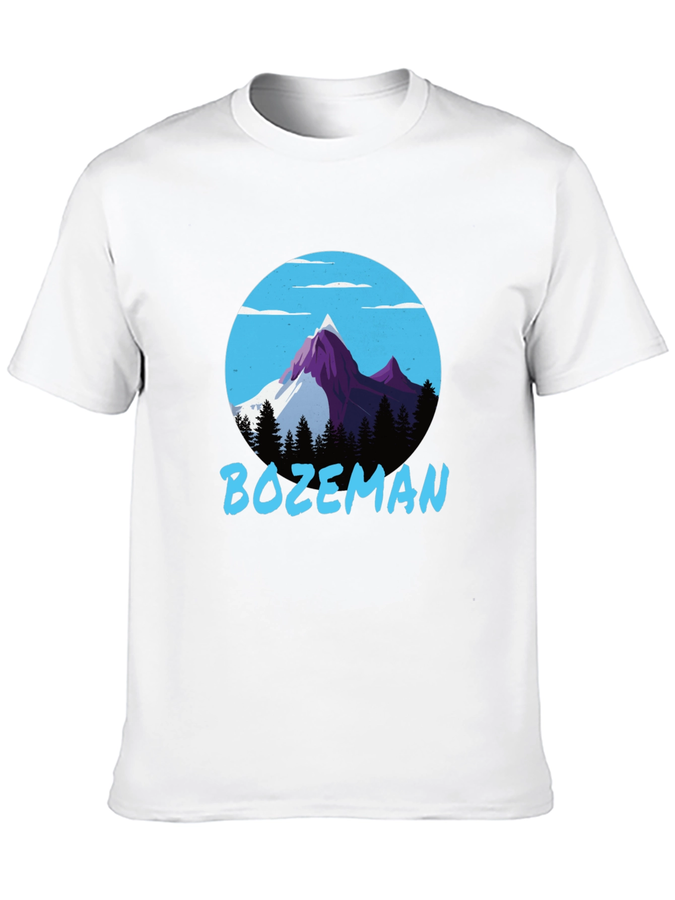 Bozeman Mountain Graphic Tee - Black