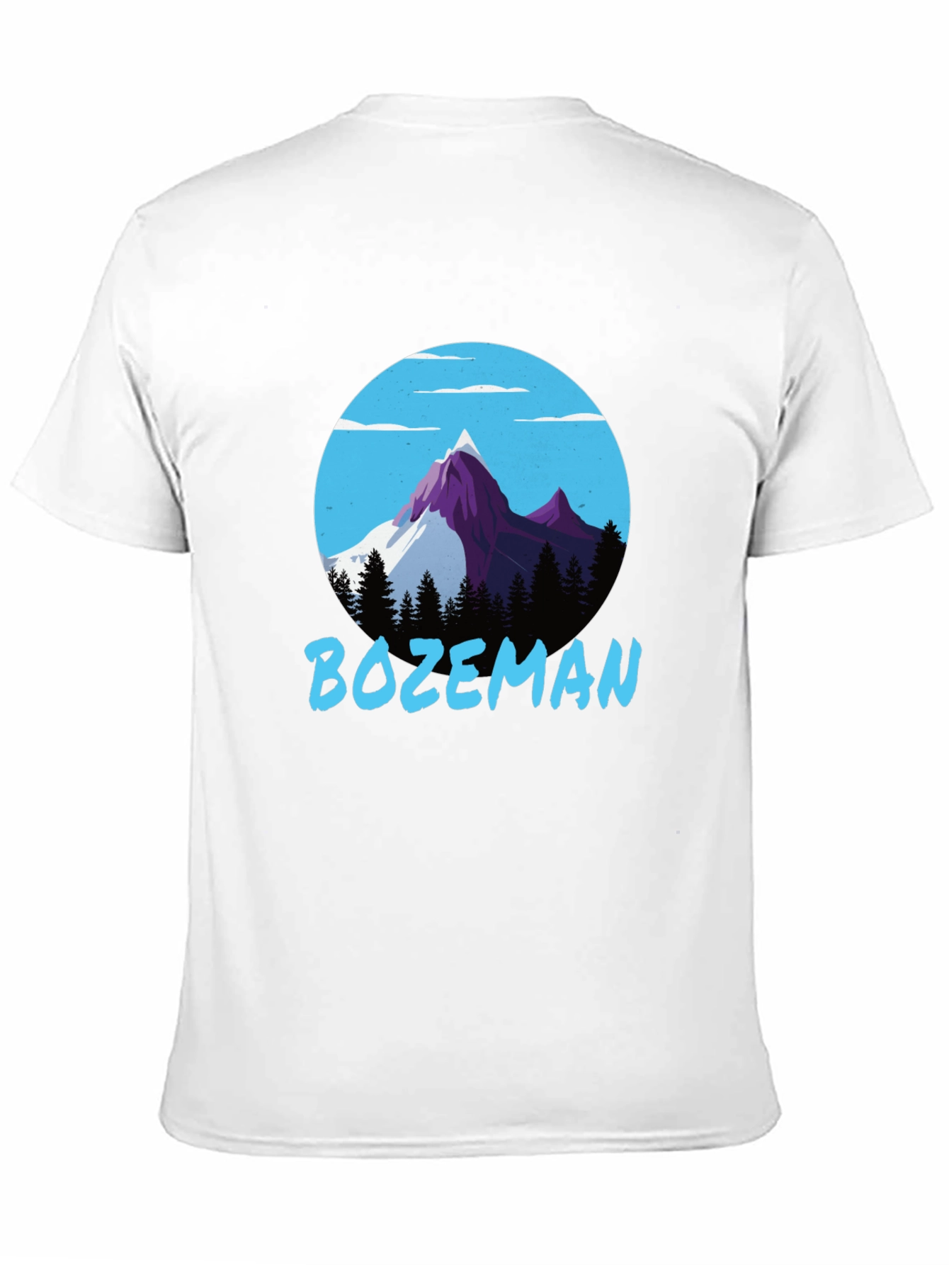 Bozeman Mountain Graphic Tee - Black