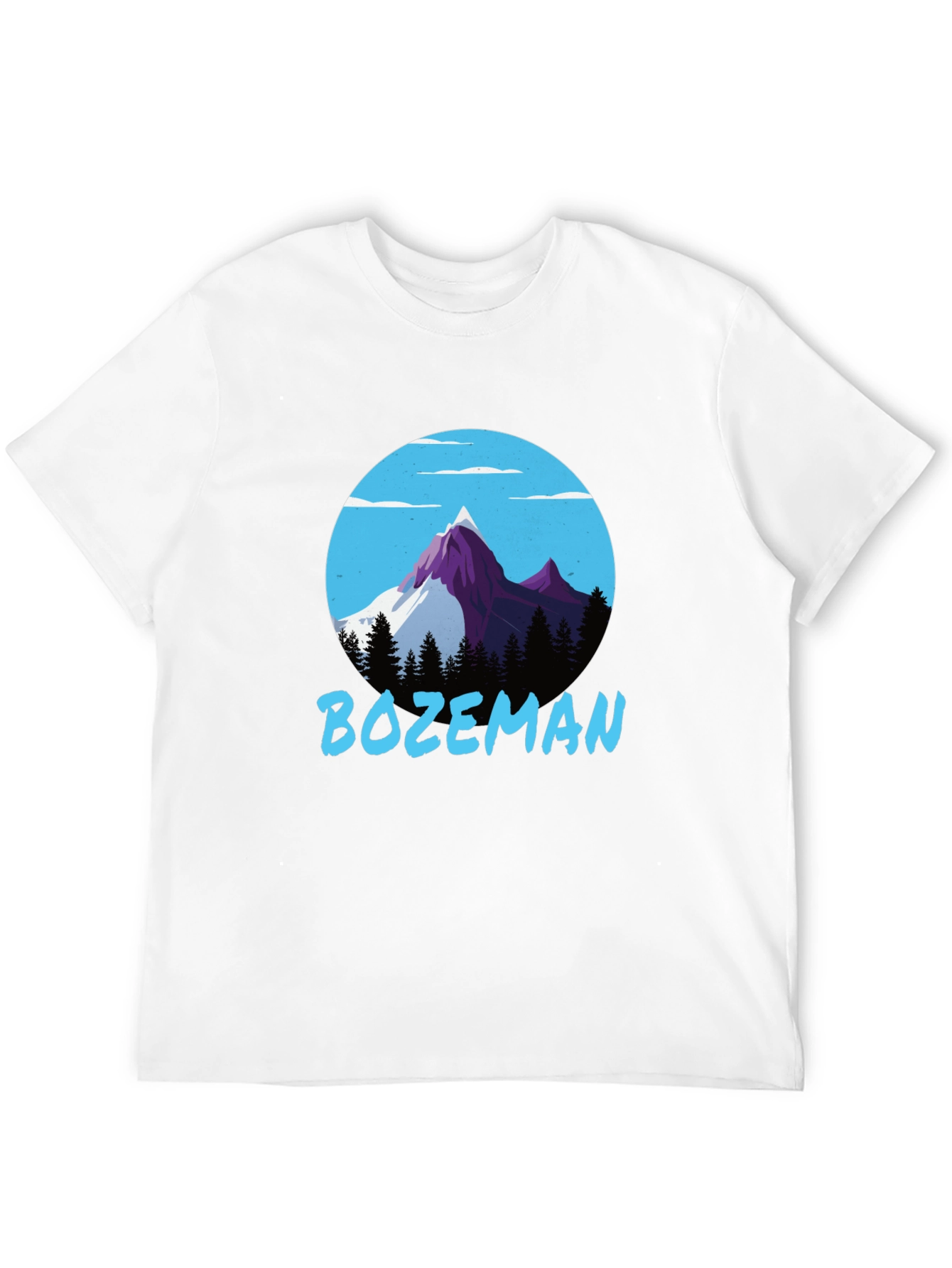 Bozeman Mountain Graphic Tee - Black