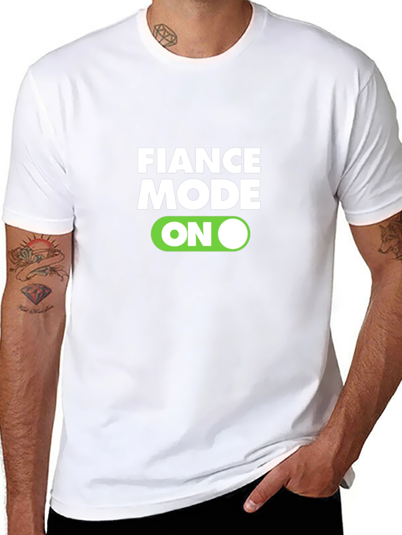 Fiance Mode On Graphic Tee - Funny Engagement Shirt
