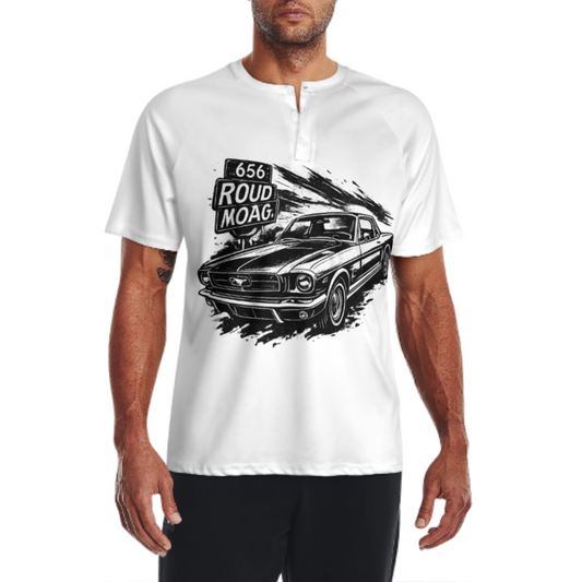 Vintage Route 656 Muscle Car Graphic T-Shirt – Classic American Retro Racing Tee for Car Enthusiasts(z361)