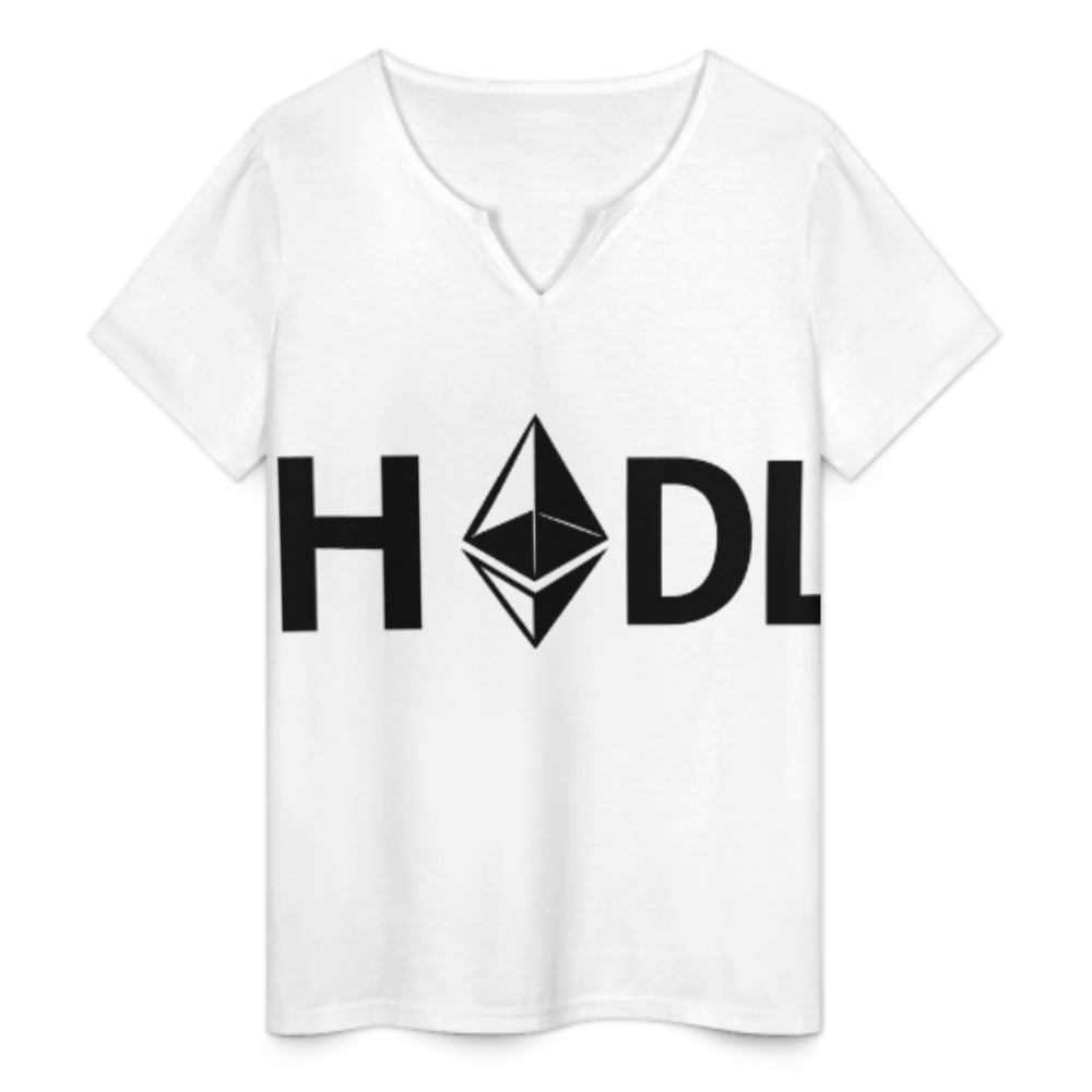 HODL Crypto Graphic Tee – Minimalist Ethereum Inspired Blockchain Investor Shirt(z384)