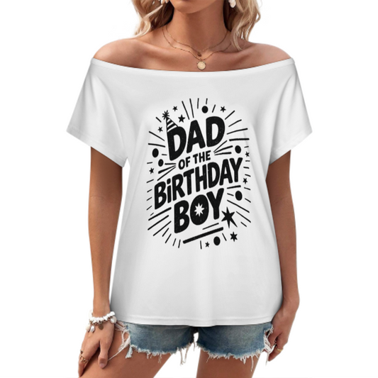 Dad of the Birthday Boy Graphic Tee – Fun Family Birthday Party Shirt(z410)
