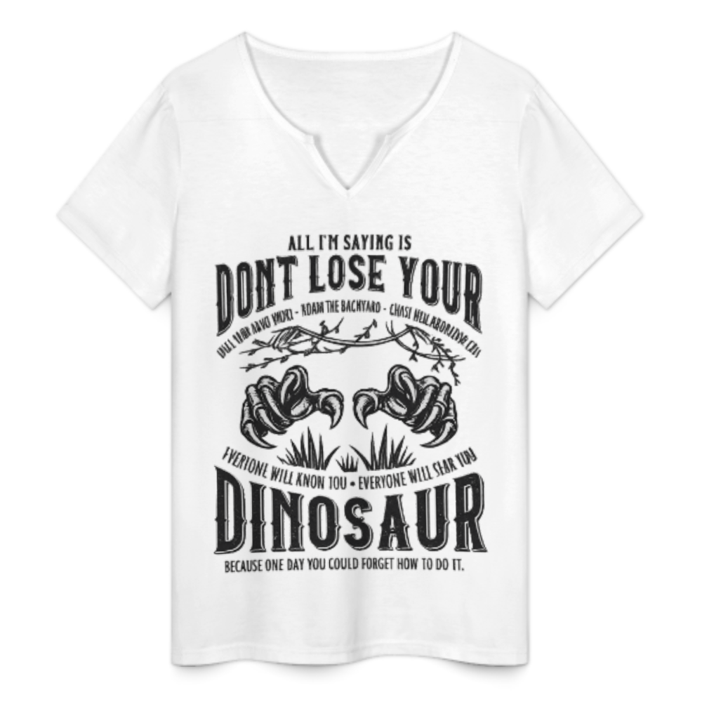 Funny Dinosaur Quote Graphic Tee – “Don’t Lose Your Dinosaur” Vintage Retro Shirt(z383)