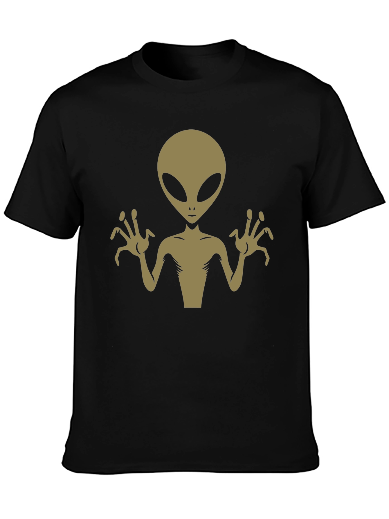 Alien Graphic Black T-Shirt