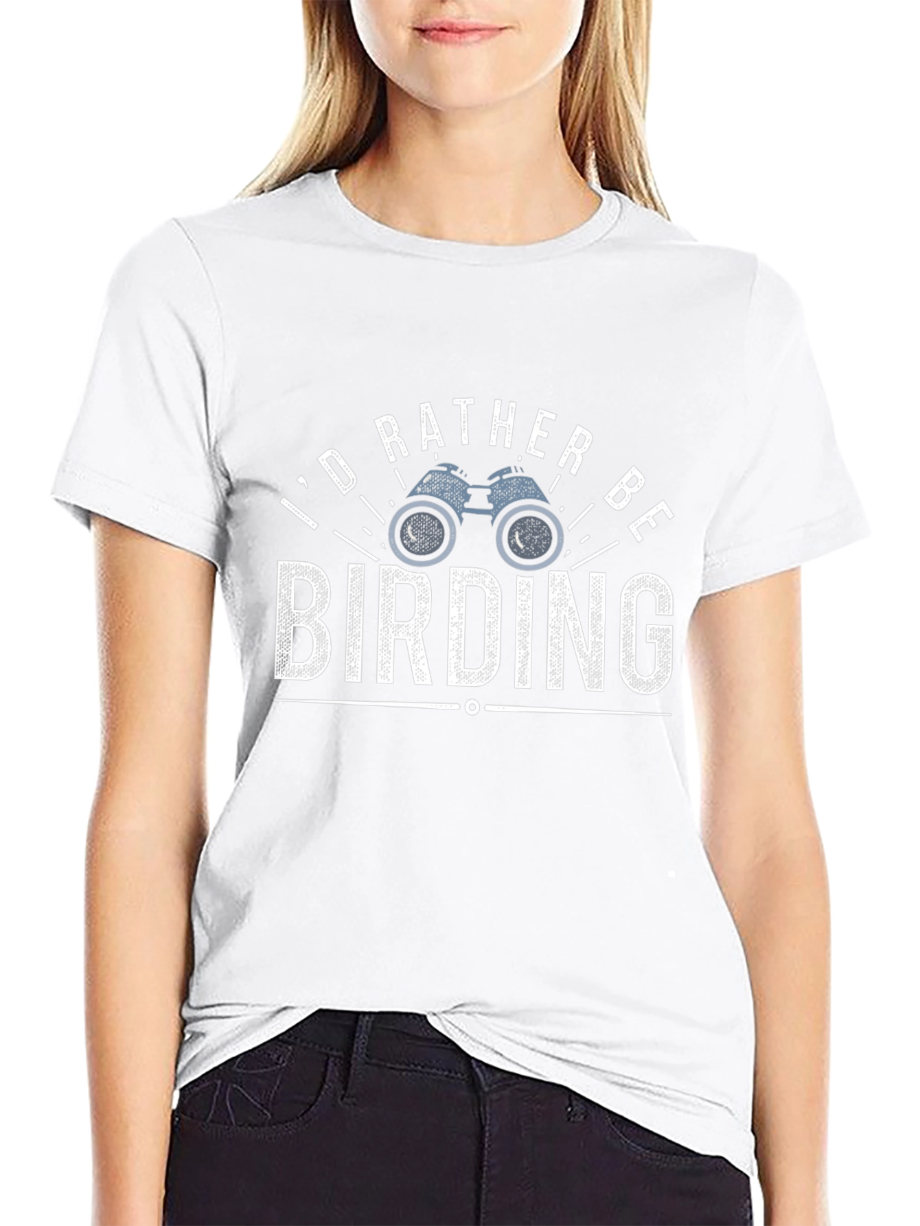 Birding Enthusiast T-Shirt: Id Rather Be Birding