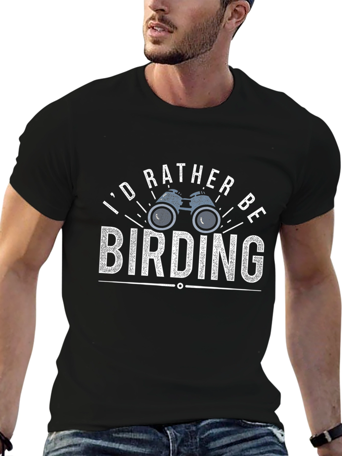 Birding Enthusiast T-Shirt: Id Rather Be Birding