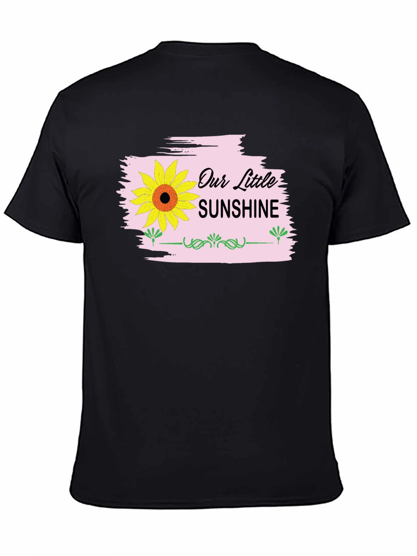 Our Little Sunshine Graphic Tee - Black