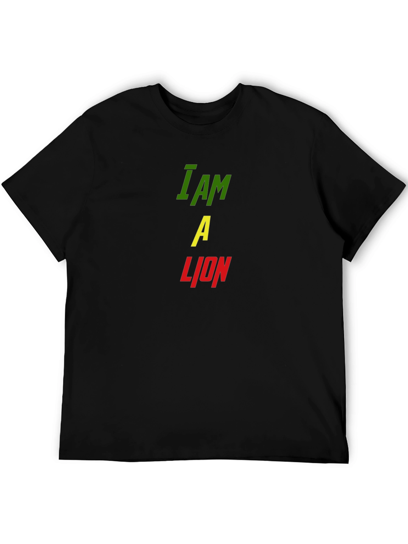 I Am A Lion Graphic Print Mens T-Shirt
