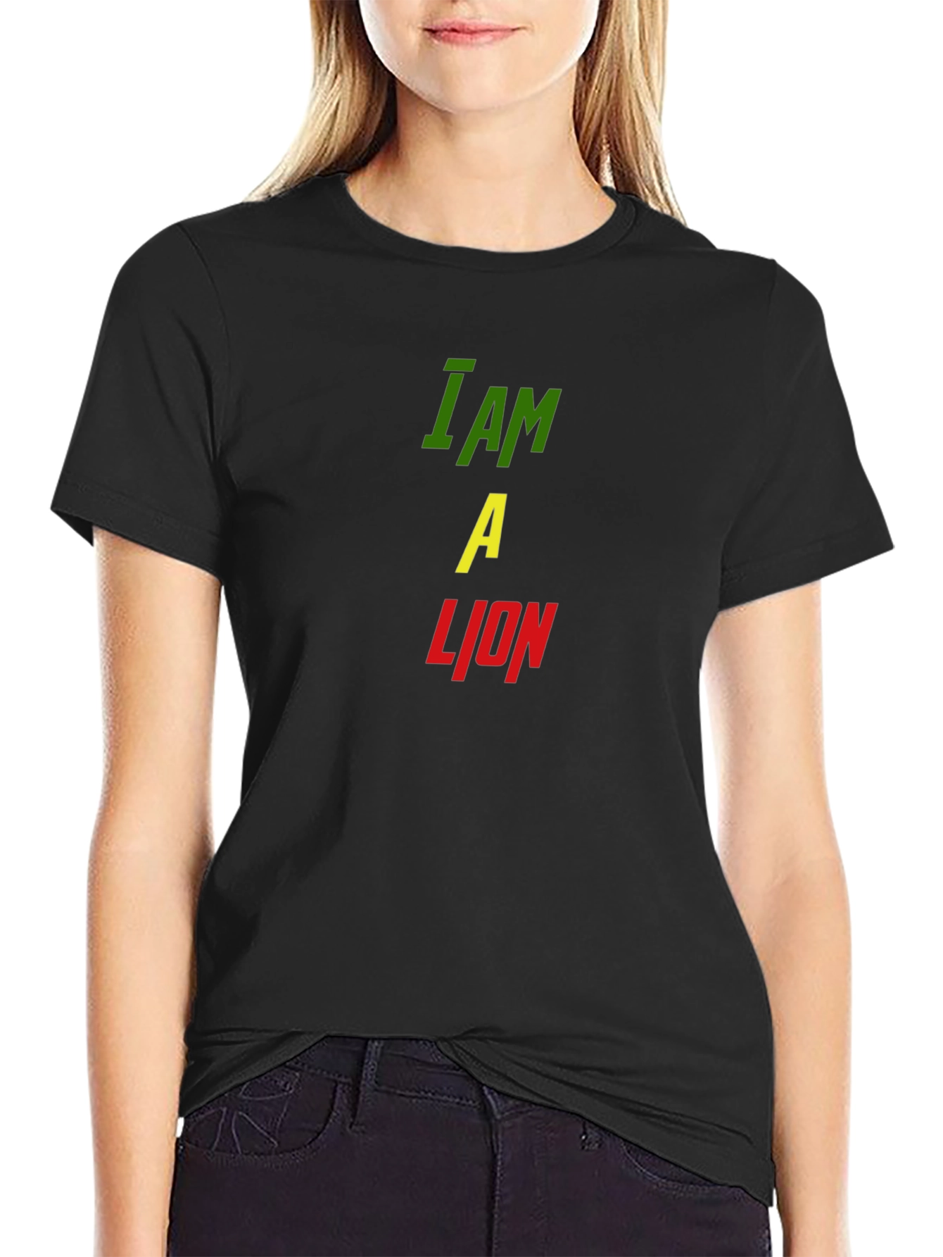 I Am A Lion Graphic Print Mens T-Shirt