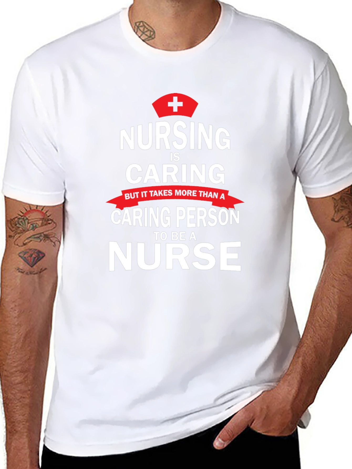 Nursing is Caring T-Shirt - Nurse Appreciation Tee