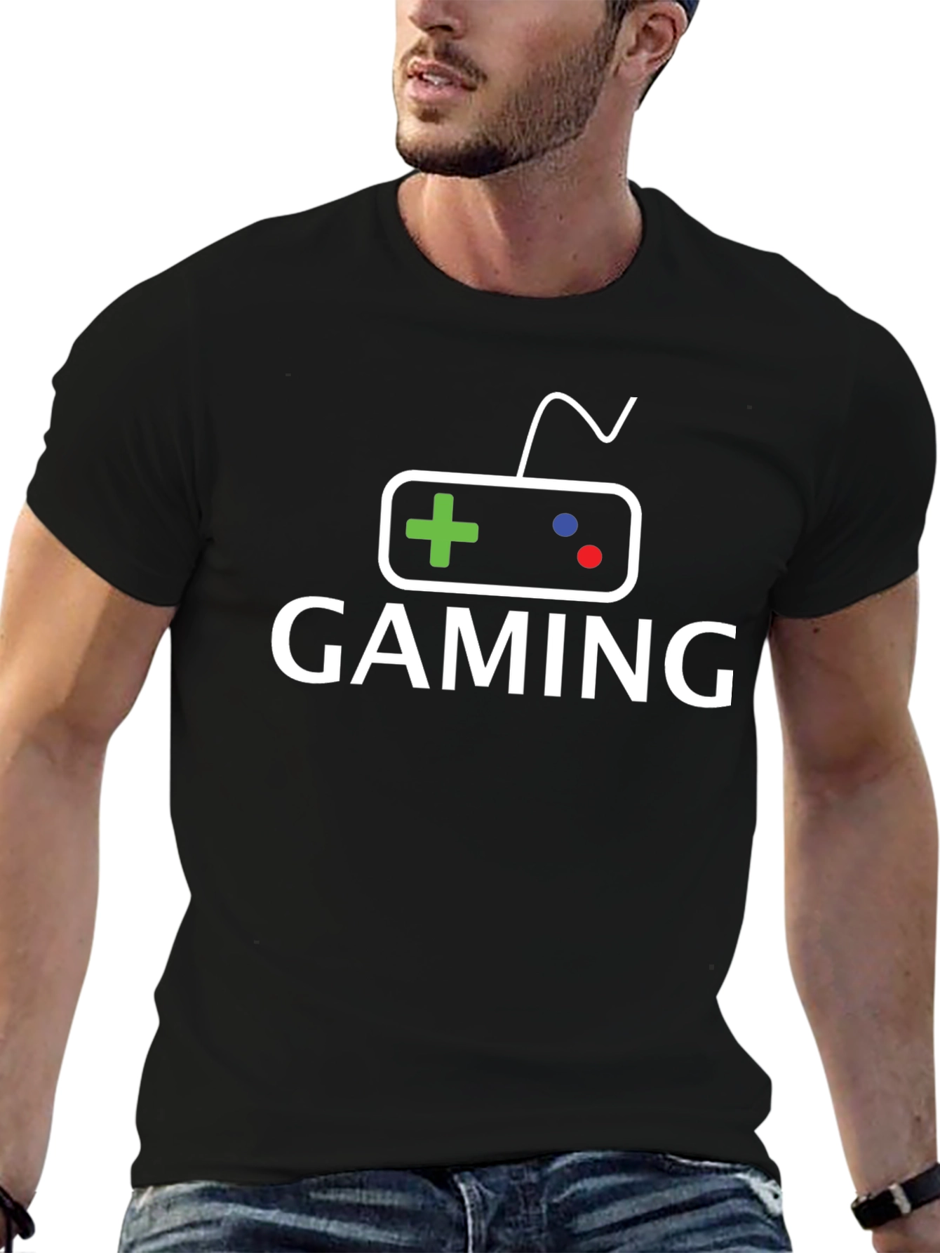 Gaming Controller T-Shirt - Black