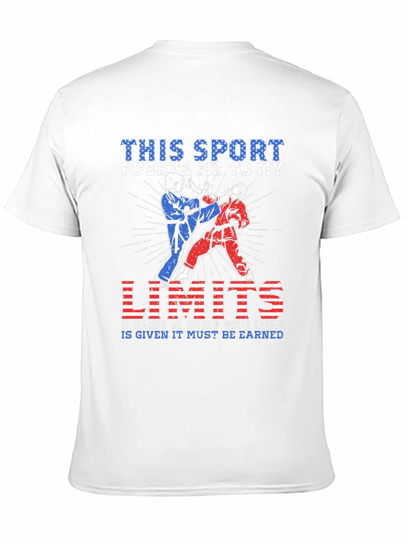 Martial Arts T-Shirt - Pushes Me To My Limits