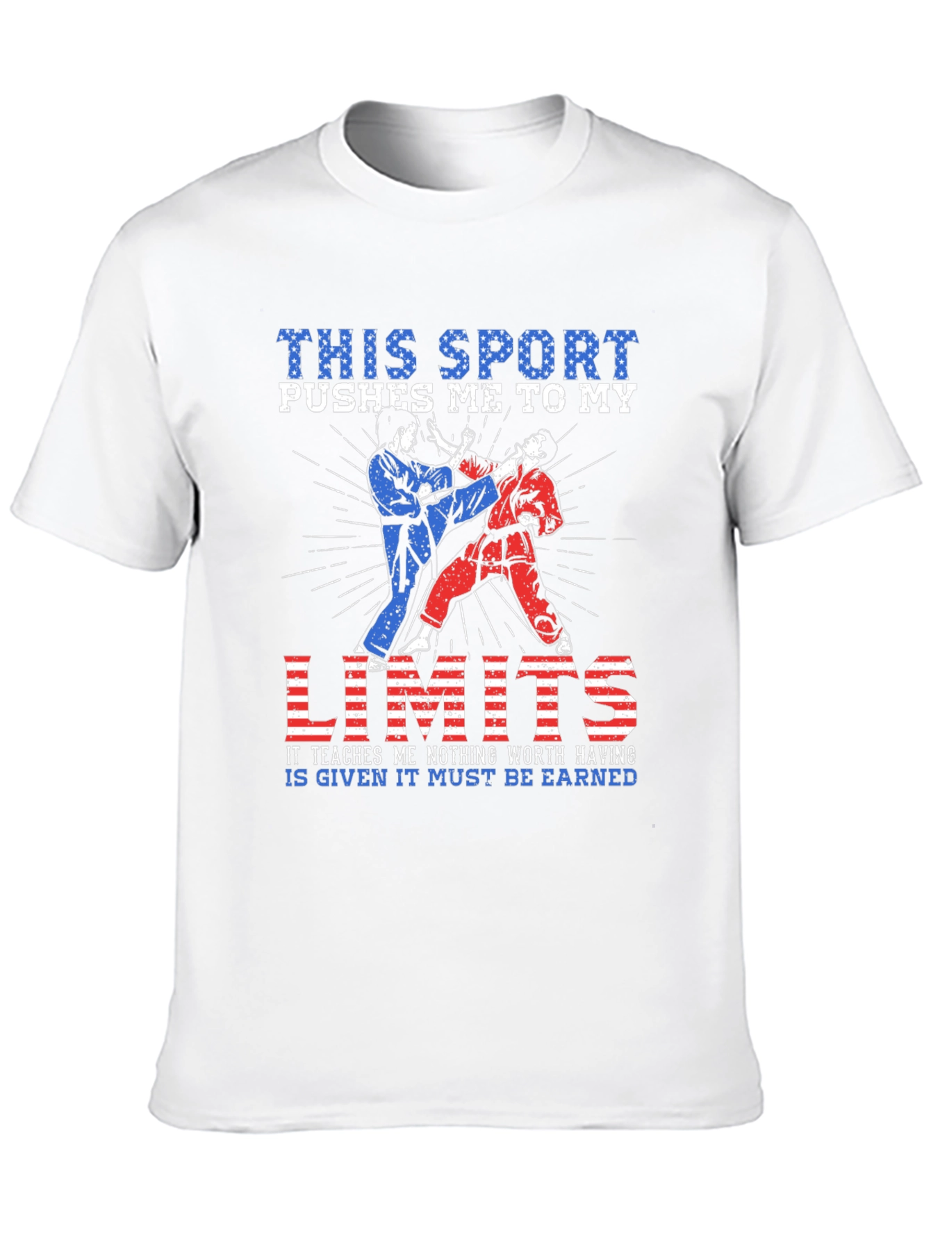 Martial Arts T-Shirt - Pushes Me To My Limits