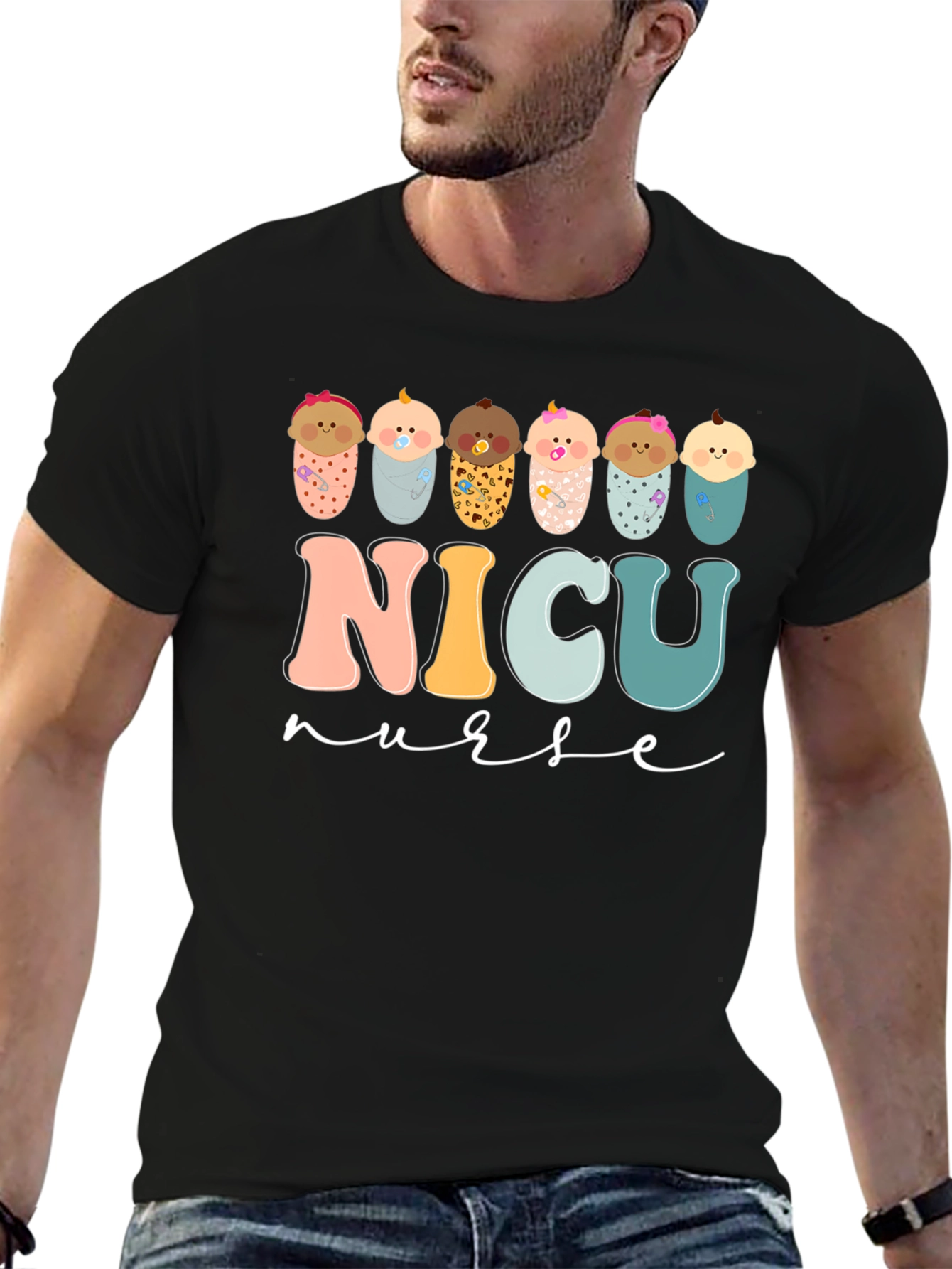 NICU Nurse T-Shirt - Adorable Baby Design
