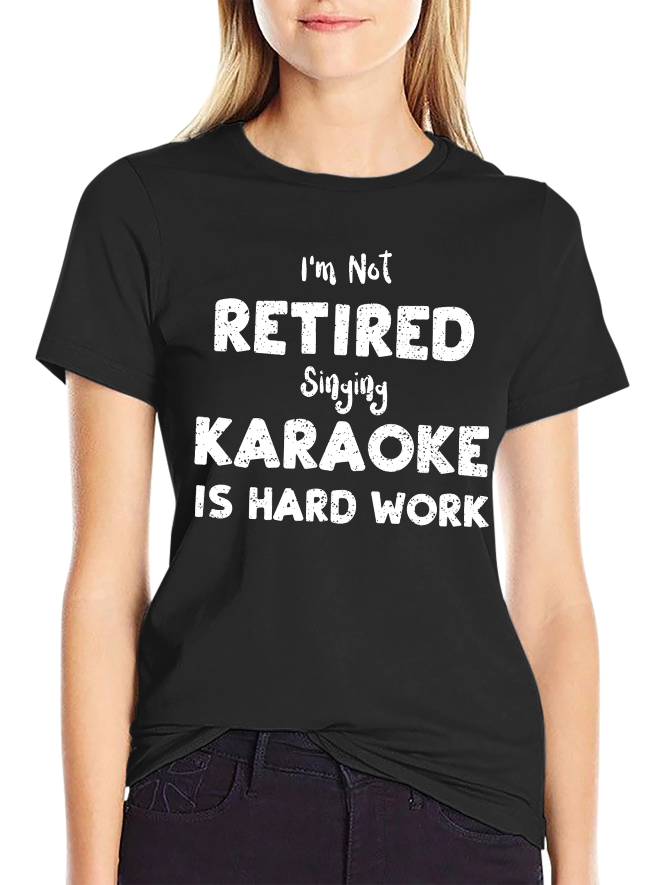 Funny Karaoke Hard Work T-Shirt