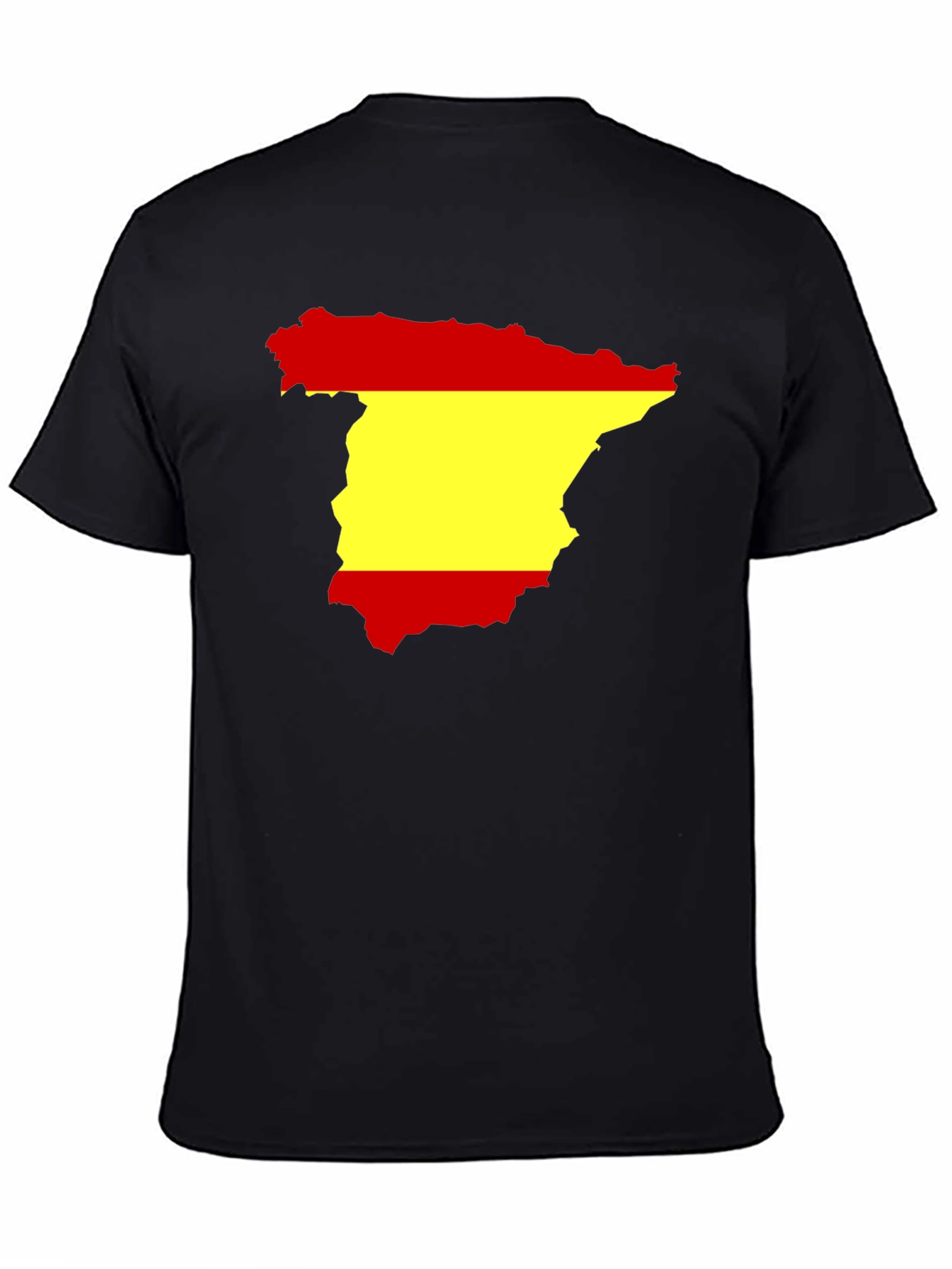Spain Flag Map Graphic T-Shirt