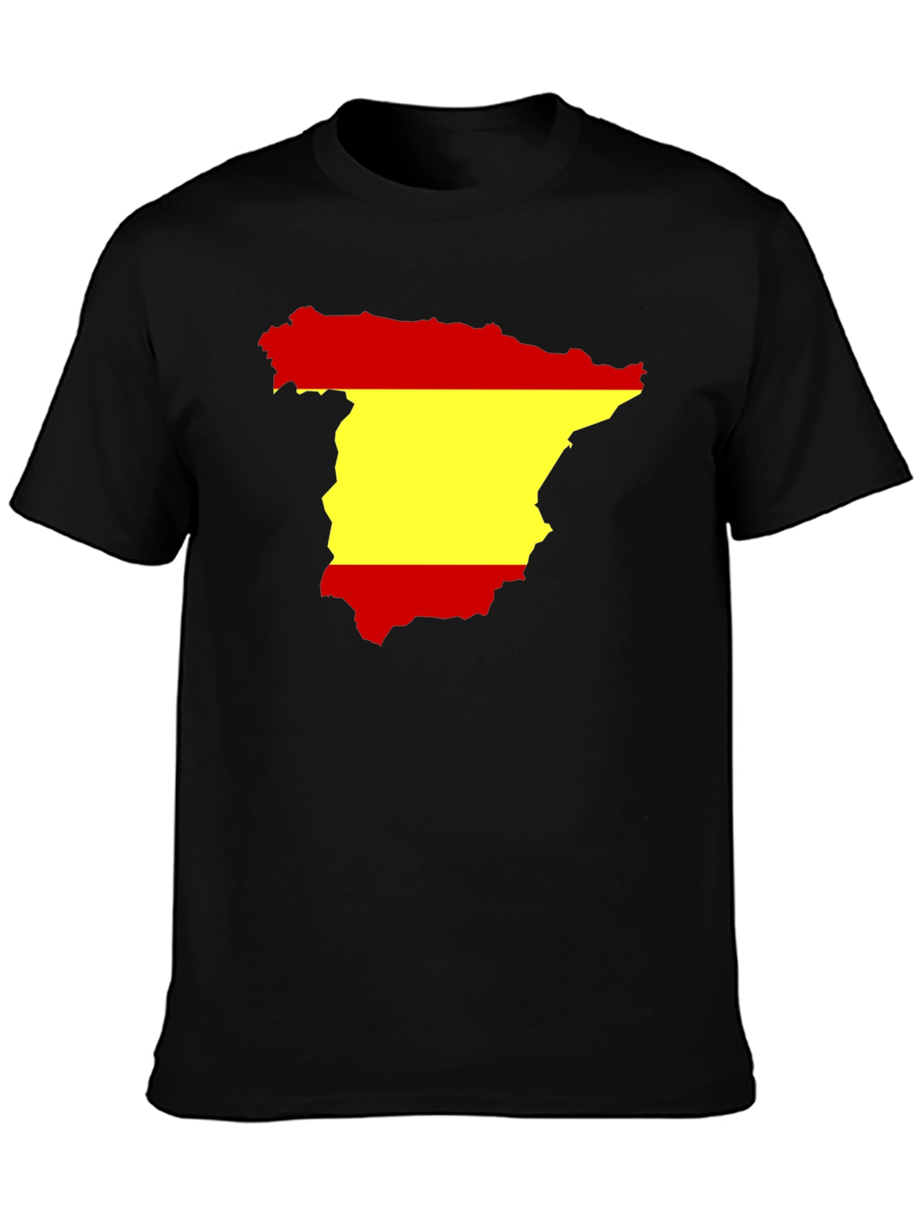 Spain Flag Map Graphic T-Shirt