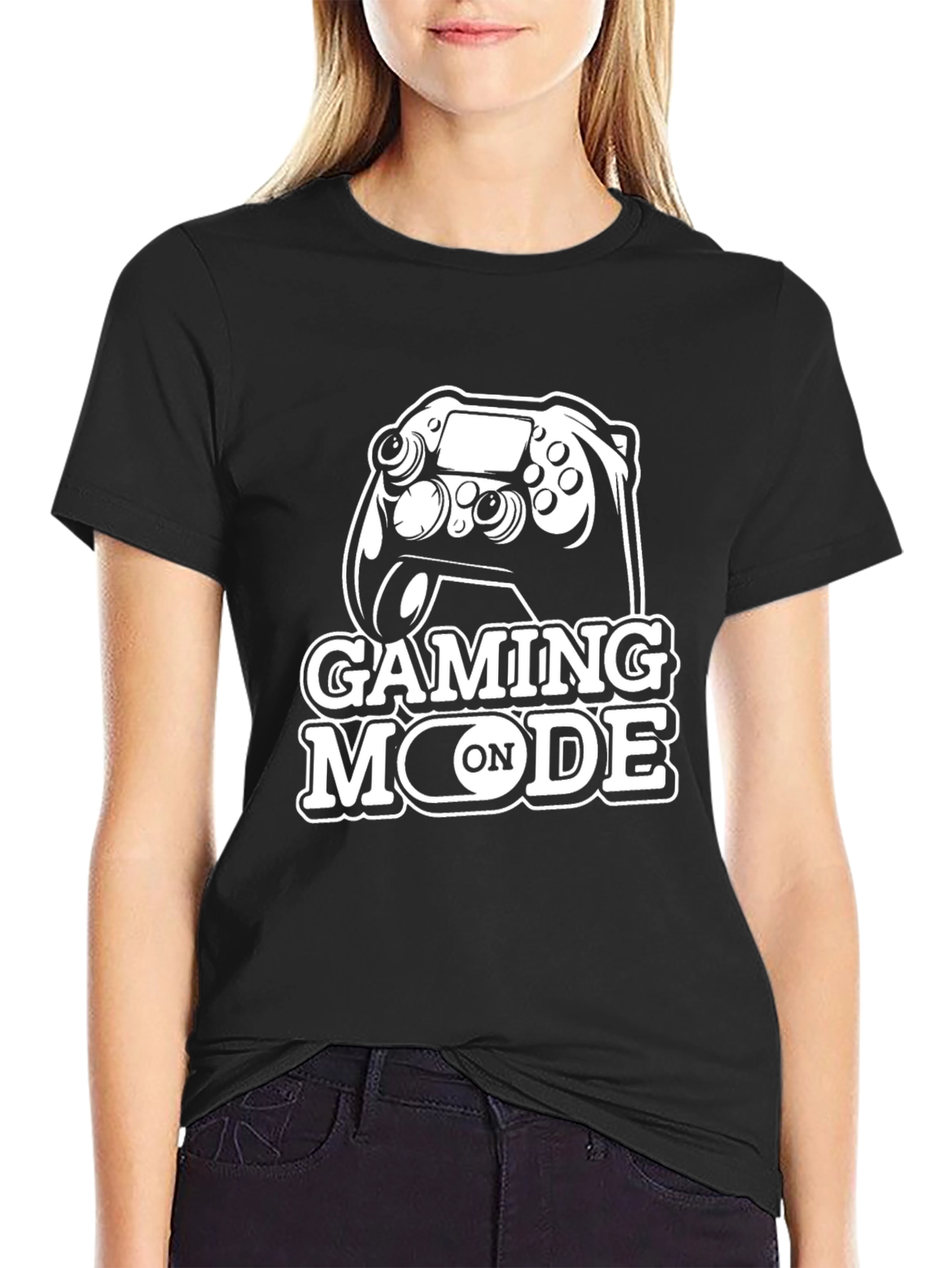 Gaming Mode On T-Shirt - Black Gamer Tee