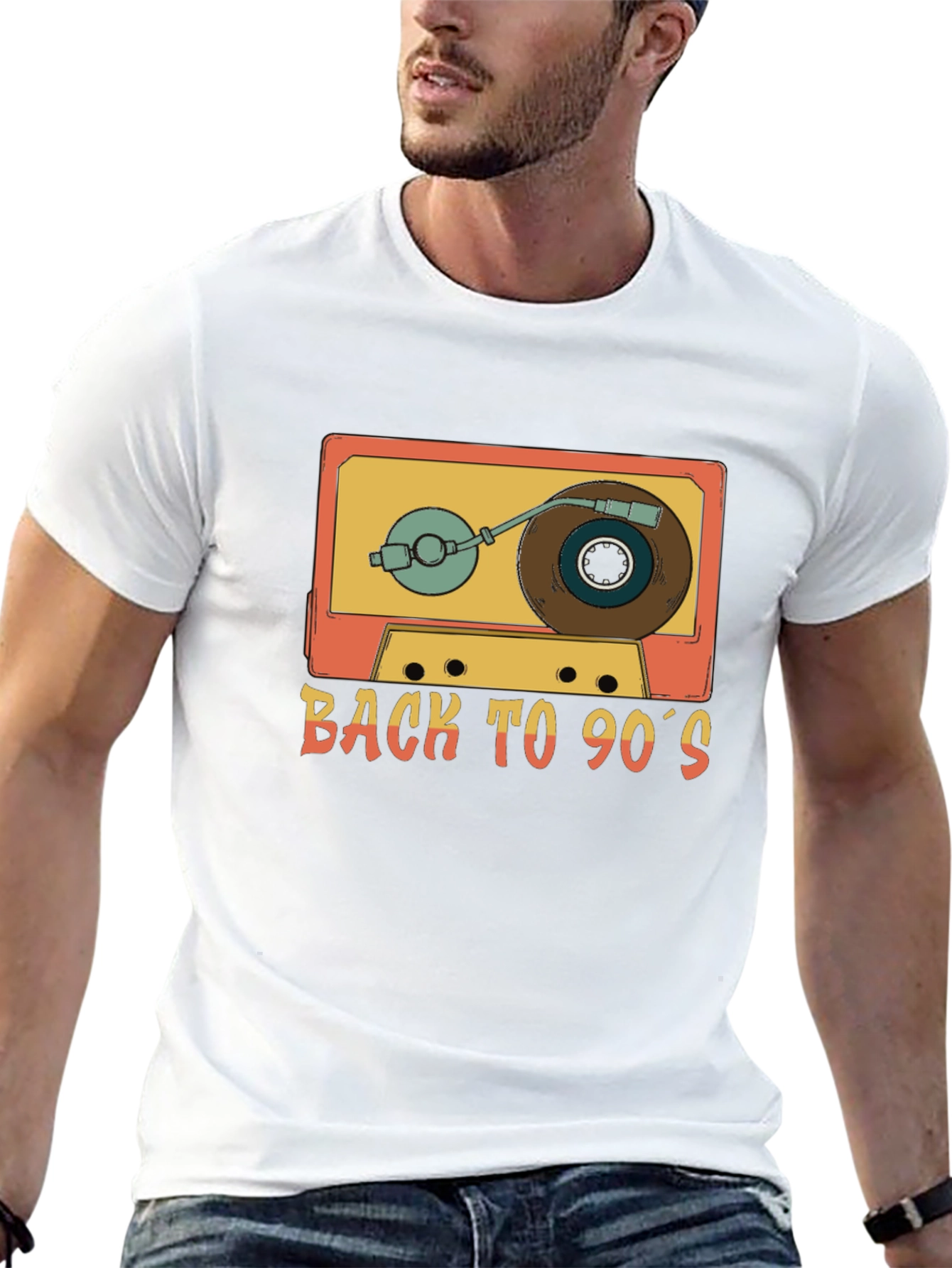 Back to the 90s Retro Cassette Tape T-Shirt