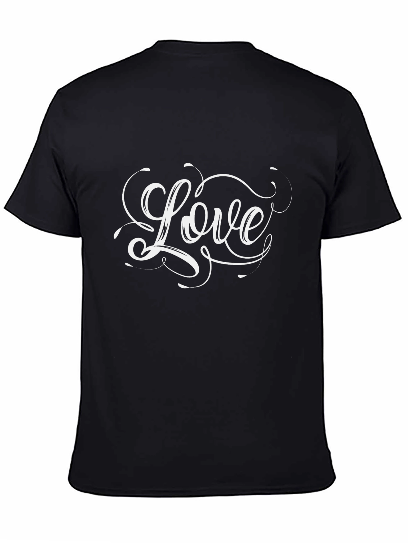 Love Graphic Tee - Stylish Black T-Shirt
