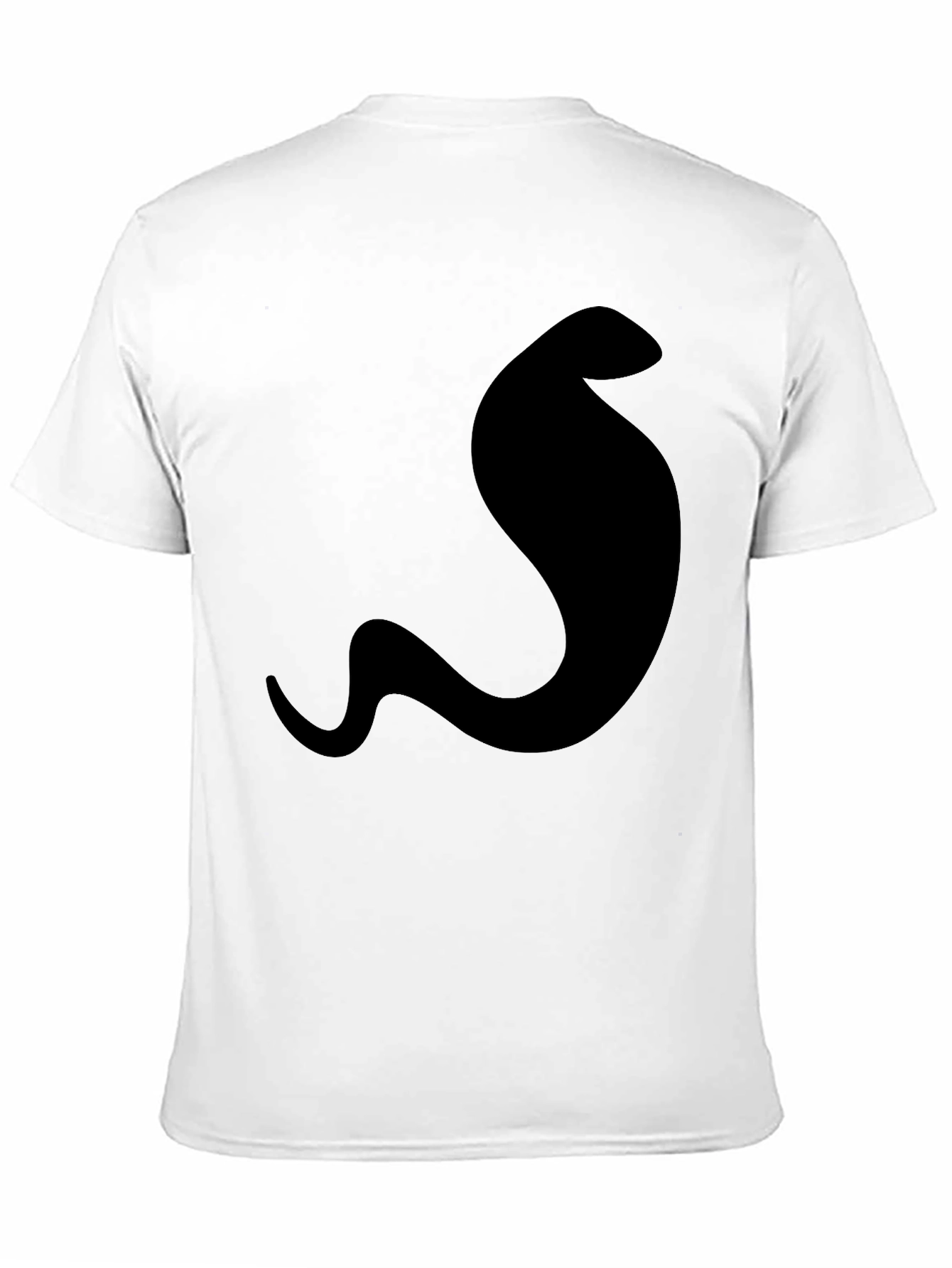 Mens Cobra Graphic Tee - Sleek Black T-Shirt