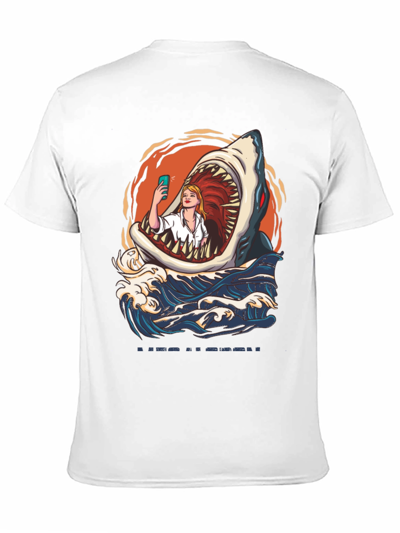 Shark Selfie Graphic Tee