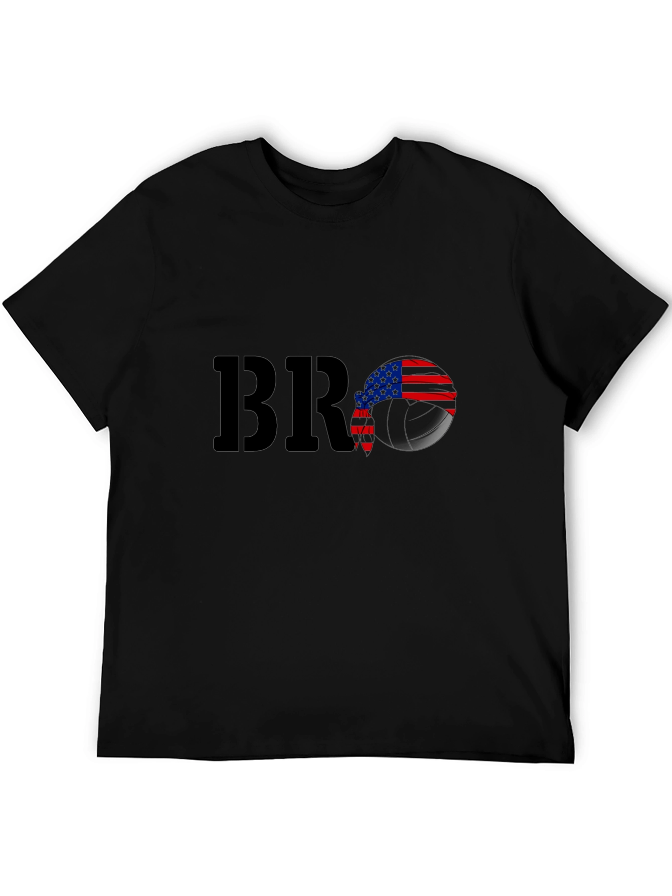 BRO Patriotic Volleyball Graphic Tee