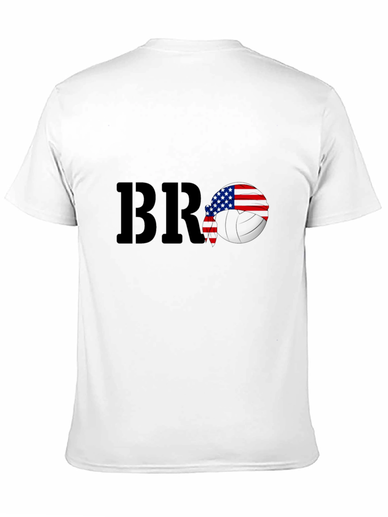 BRO Patriotic Volleyball Graphic Tee