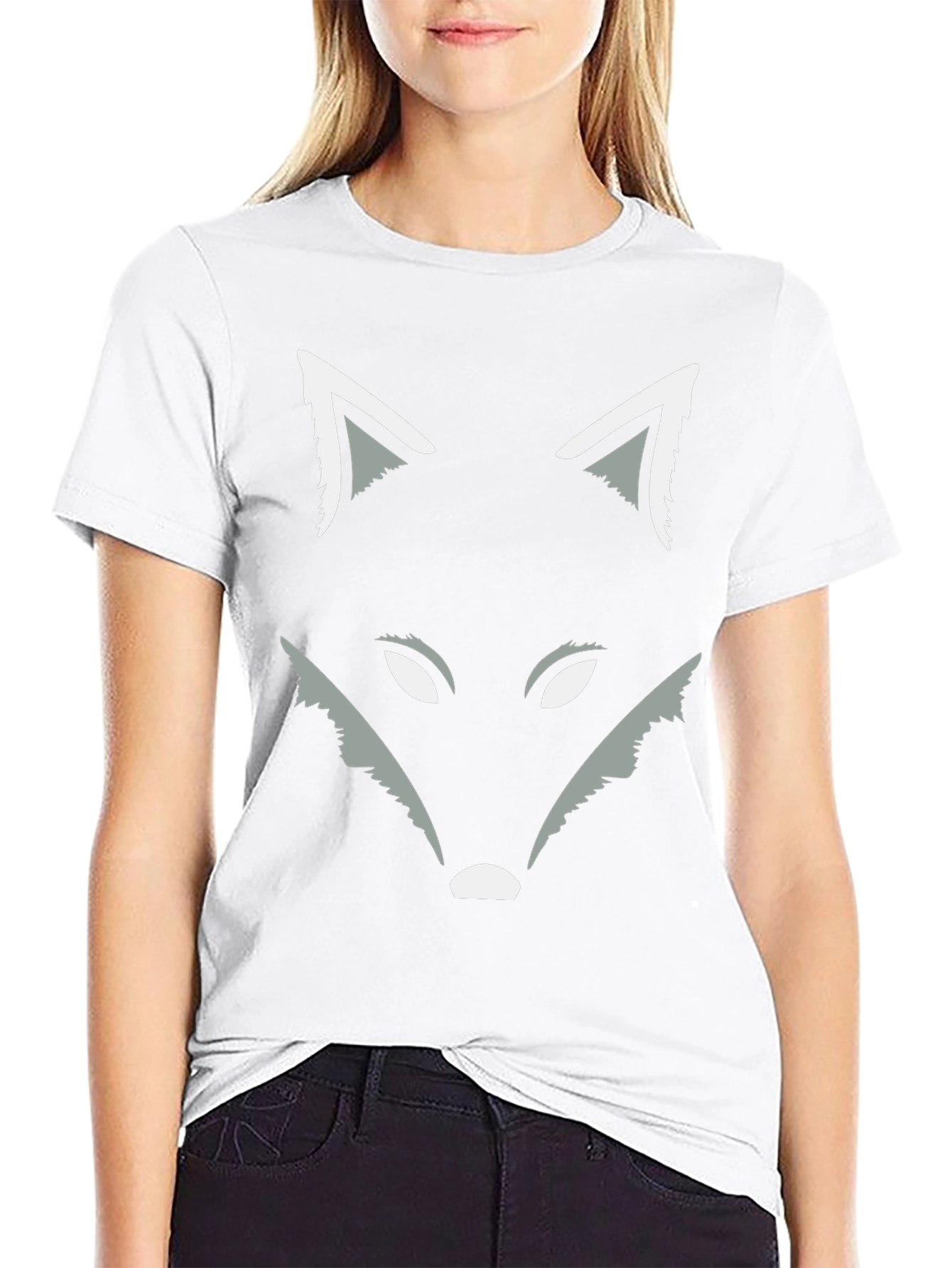 Fox Graphic Tee - Stylish Animal Design T-Shirt